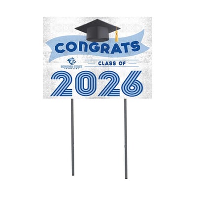 Sonoma State Seawolves 18" x 24" 2026 Grad Yard Sign with Stakes