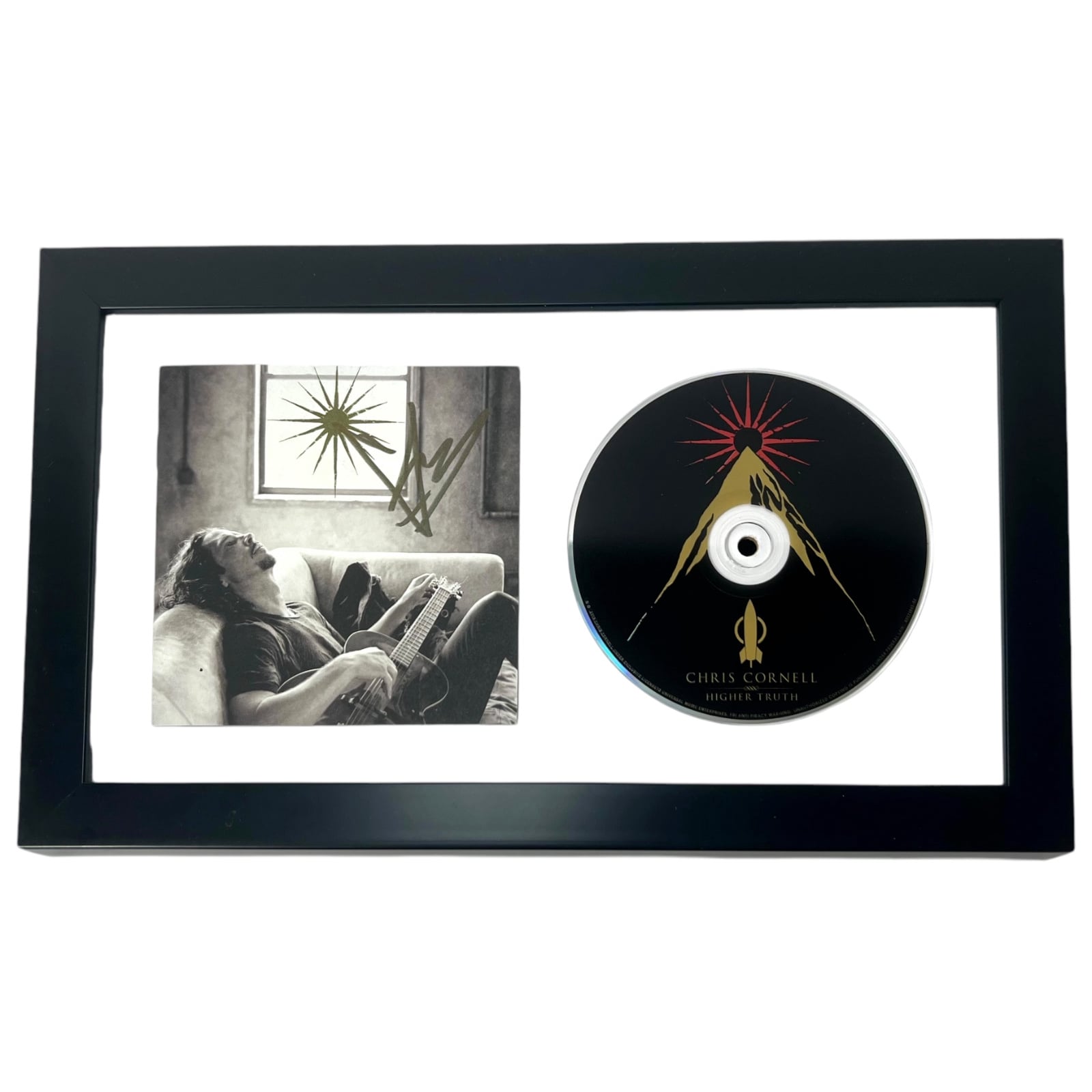CHRIS CORNELL Signed HIGHER TRUTH Framed CD Display Autograph 