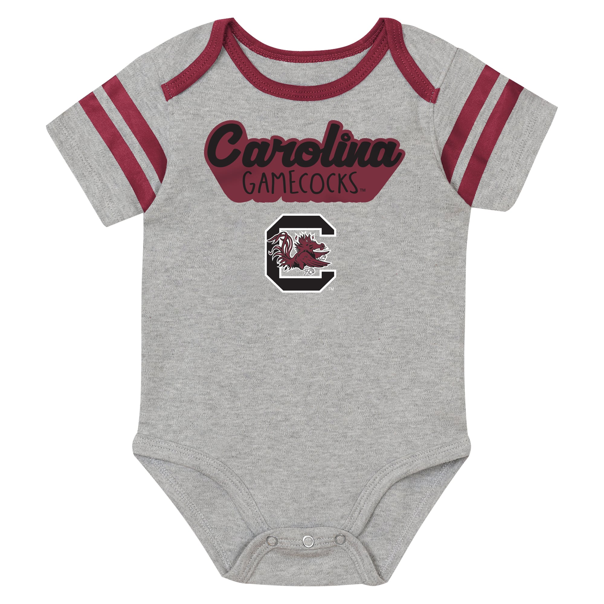 Ensemble body trois pièces pour bébé Outerstuff South Carolina Gamecocks Star Player