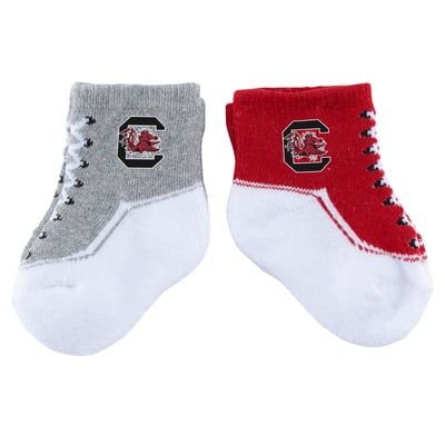 South Carolina Gamecocks ZooZatz Infant Shoe Two-Pack Socks