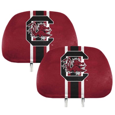 South Carolina Gamecocks Logo Brands Printed Two-Pack Headrest Covers