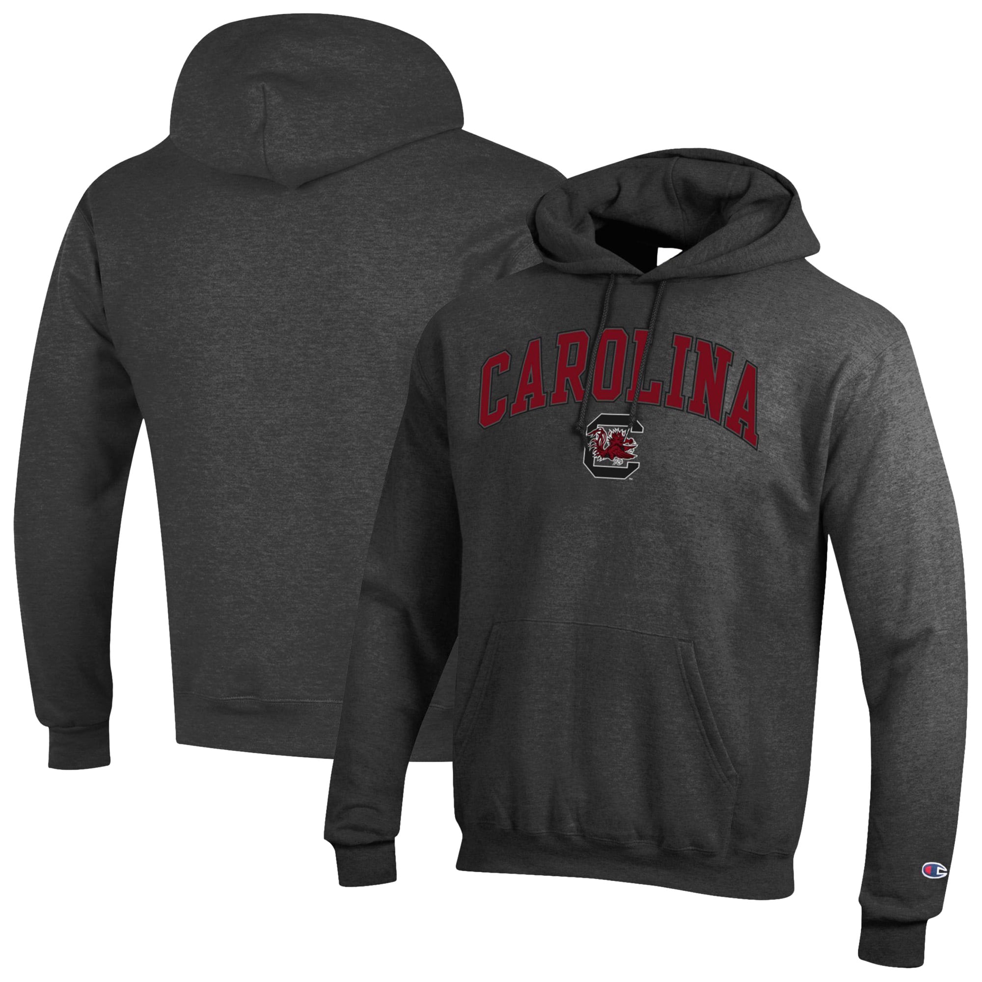 Men's Champion Charcoal South Carolina Gamecocks Arch Over Logo ...