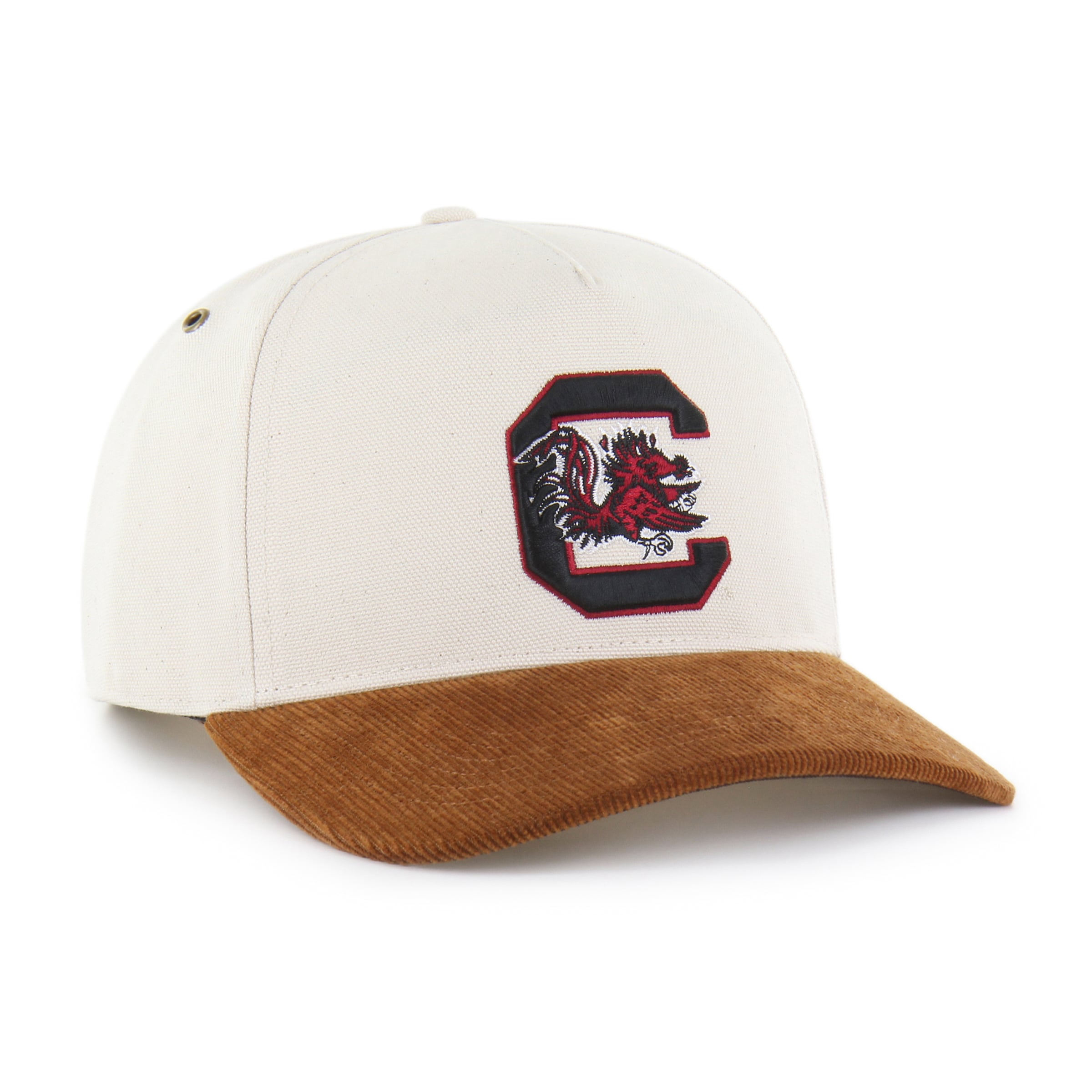 Men's Carhartt x '47 Natural/Brown South Carolina Gamecocks Undyed Relaxed Hitch Adjustable Hat