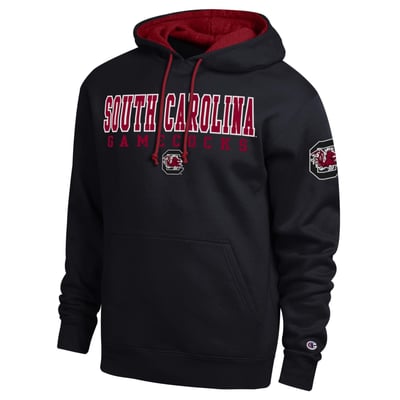  South Carolina Gamecocks Champion Contrast Hoodie - Black
