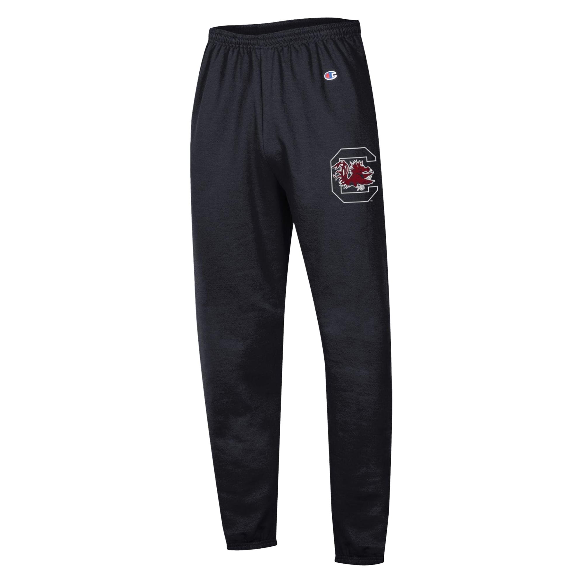 Men's Champion Black South Carolina Gamecocks Powerblend Banded Fleece Sweatpants