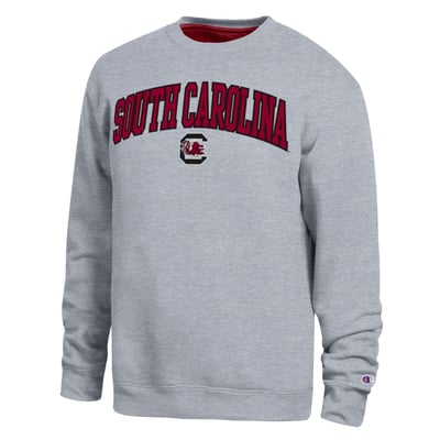  South Carolina Gamecocks Champion Arch Sweatshirt - Heather Gray