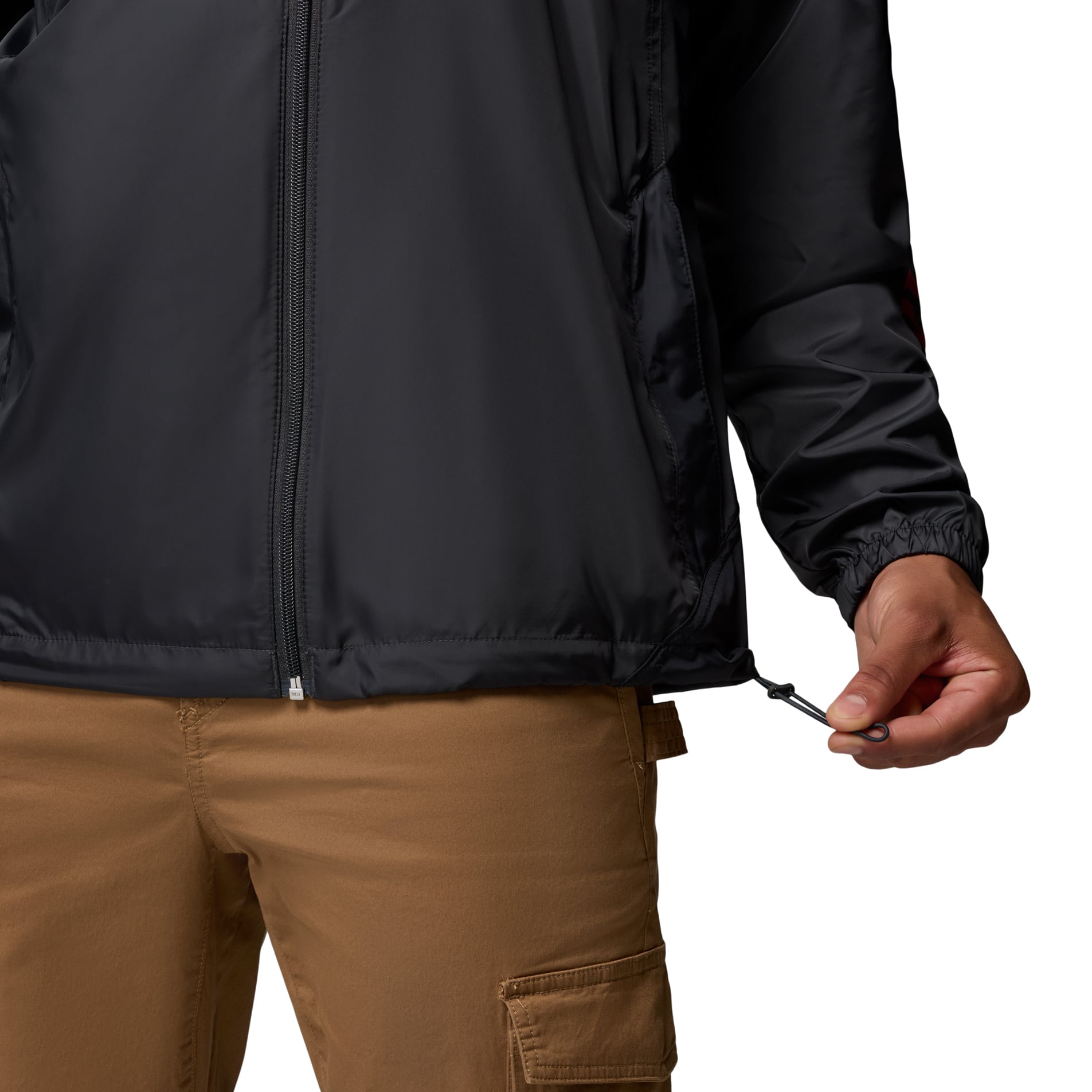 Men's Columbia Black South Carolina Gamecocks Flash Challenger II Full-Zip Hooded Windbreaker