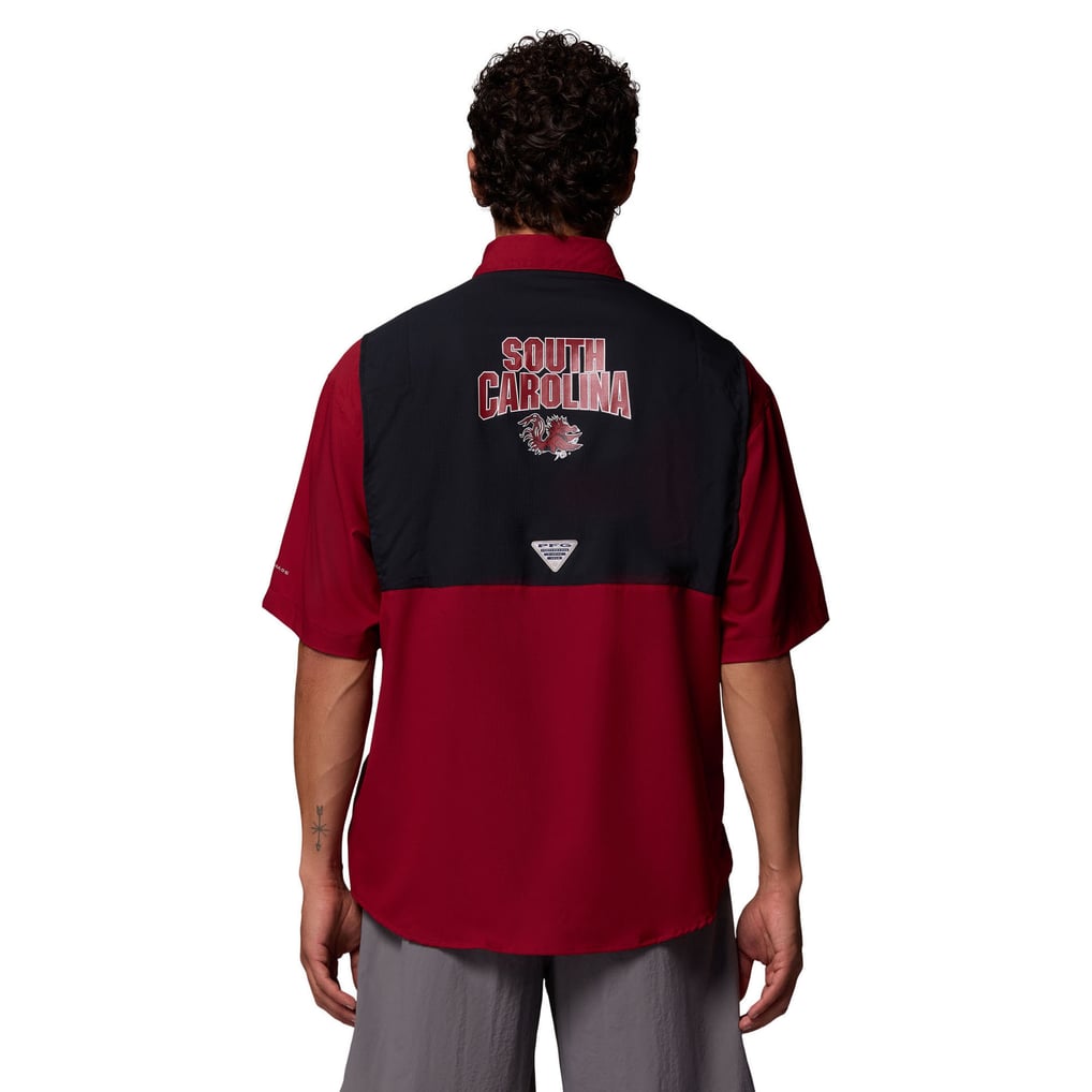 Men's Columbia Garnet South Carolina Gamecocks Tamiami Colorblock Omni ...