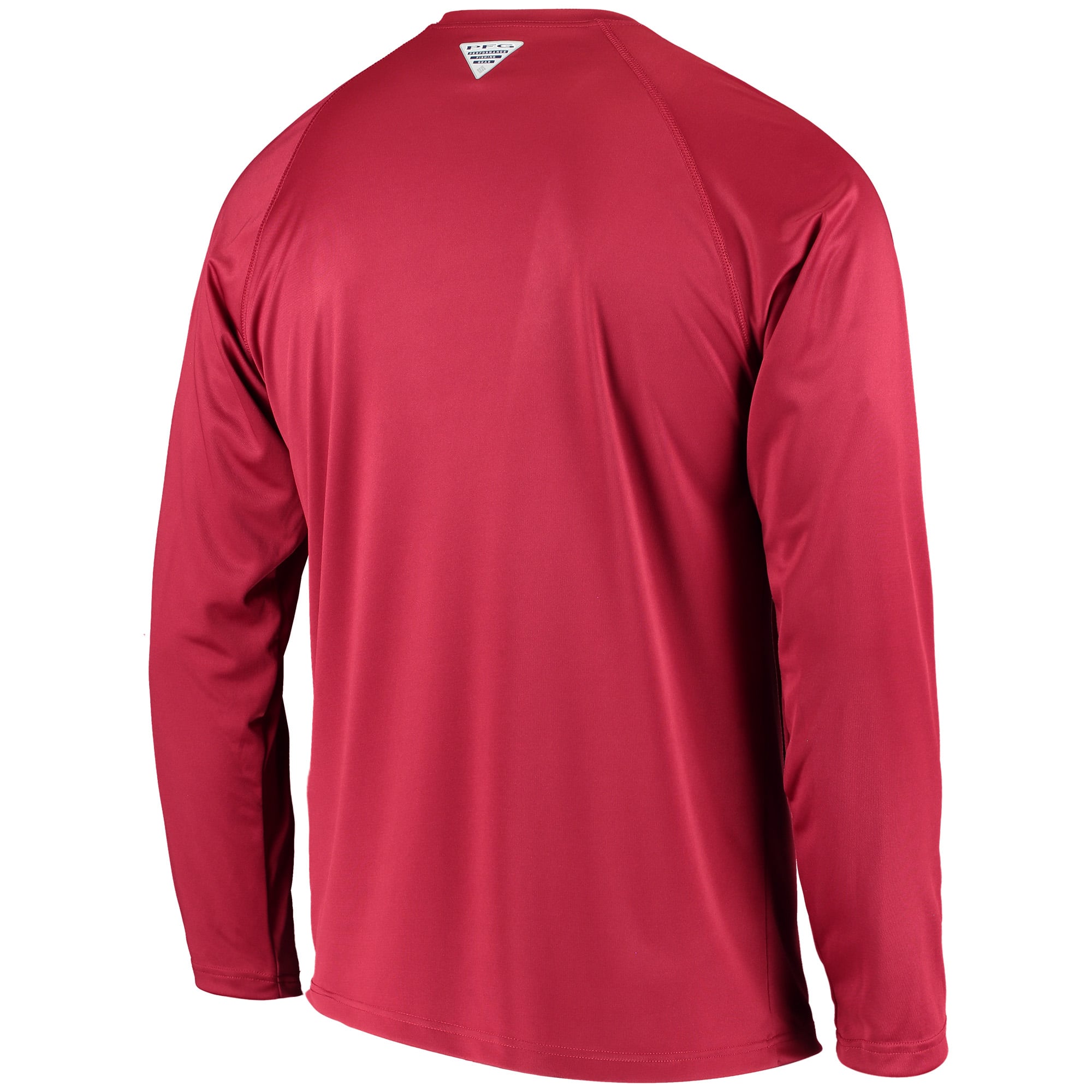 T-shirt à manches longues raglan Columbia Garnet South Carolina Gamecocks Terminal Tackle Omni-Shade pour homme