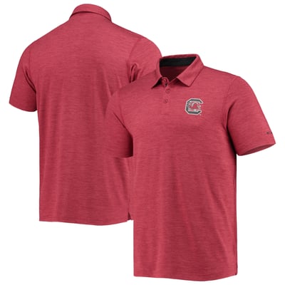  South Carolina Gamecocks Columbia Trail Omni-Shade Polo - Garnet