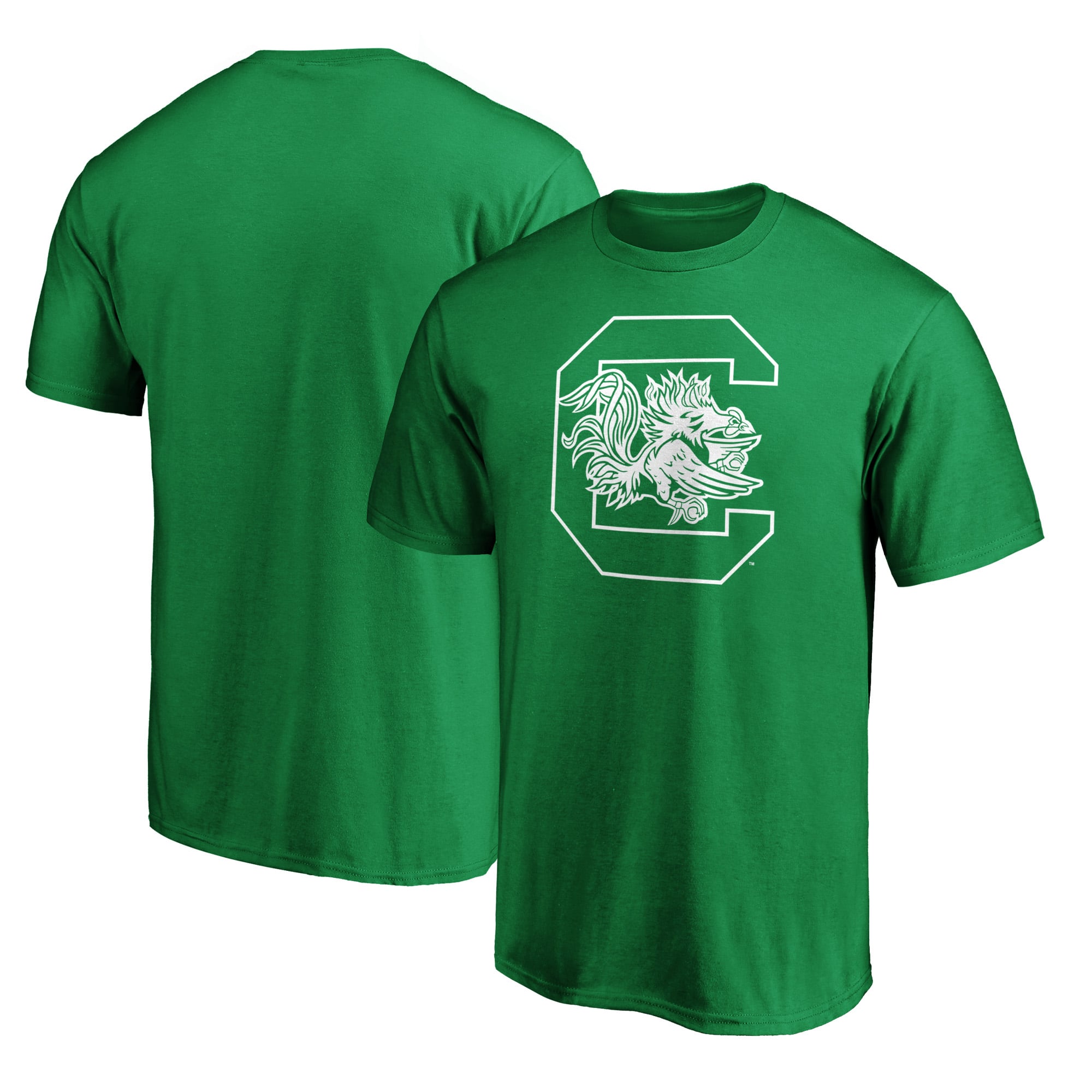 St Patricksday セルティックスSzczerbiakゲームシャツ Men's Fanatics Green South Carolina Gamecocks St. Patrick's Day