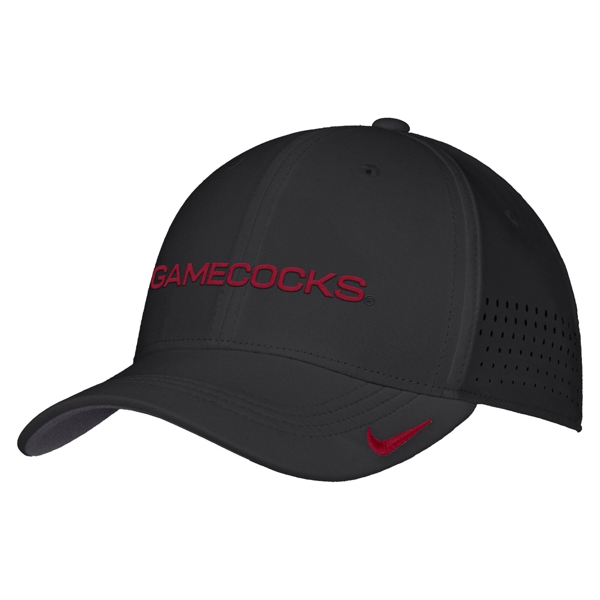 Men's Nike Garnet South Carolina Gamecocks 2026 On-Field AeroBill SwooshFlex Dri-FIT Hat