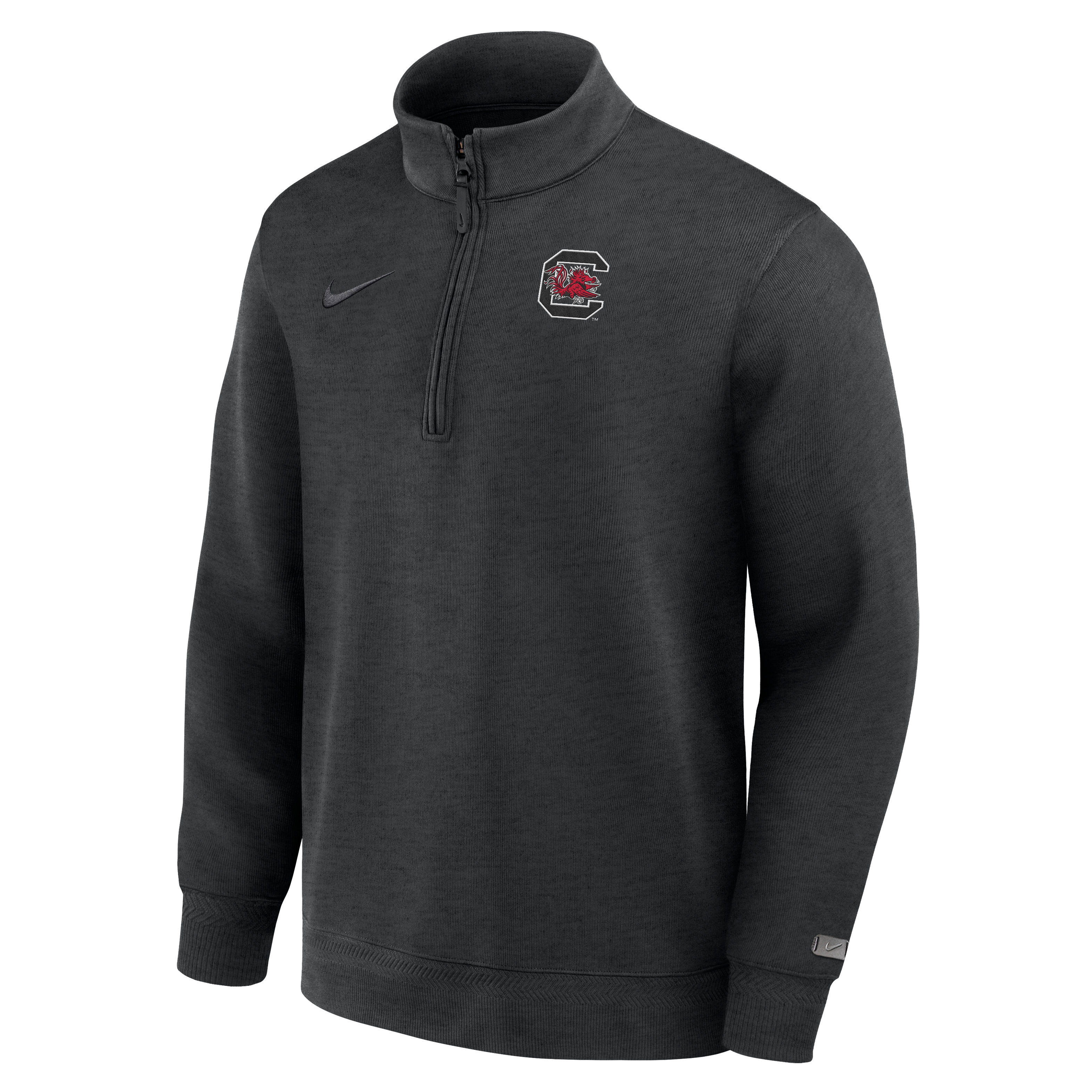 Men's Nike Black South Carolina Gamecocks 2026 Sideline Coaches Dri-FIT Half-Zip Jacket