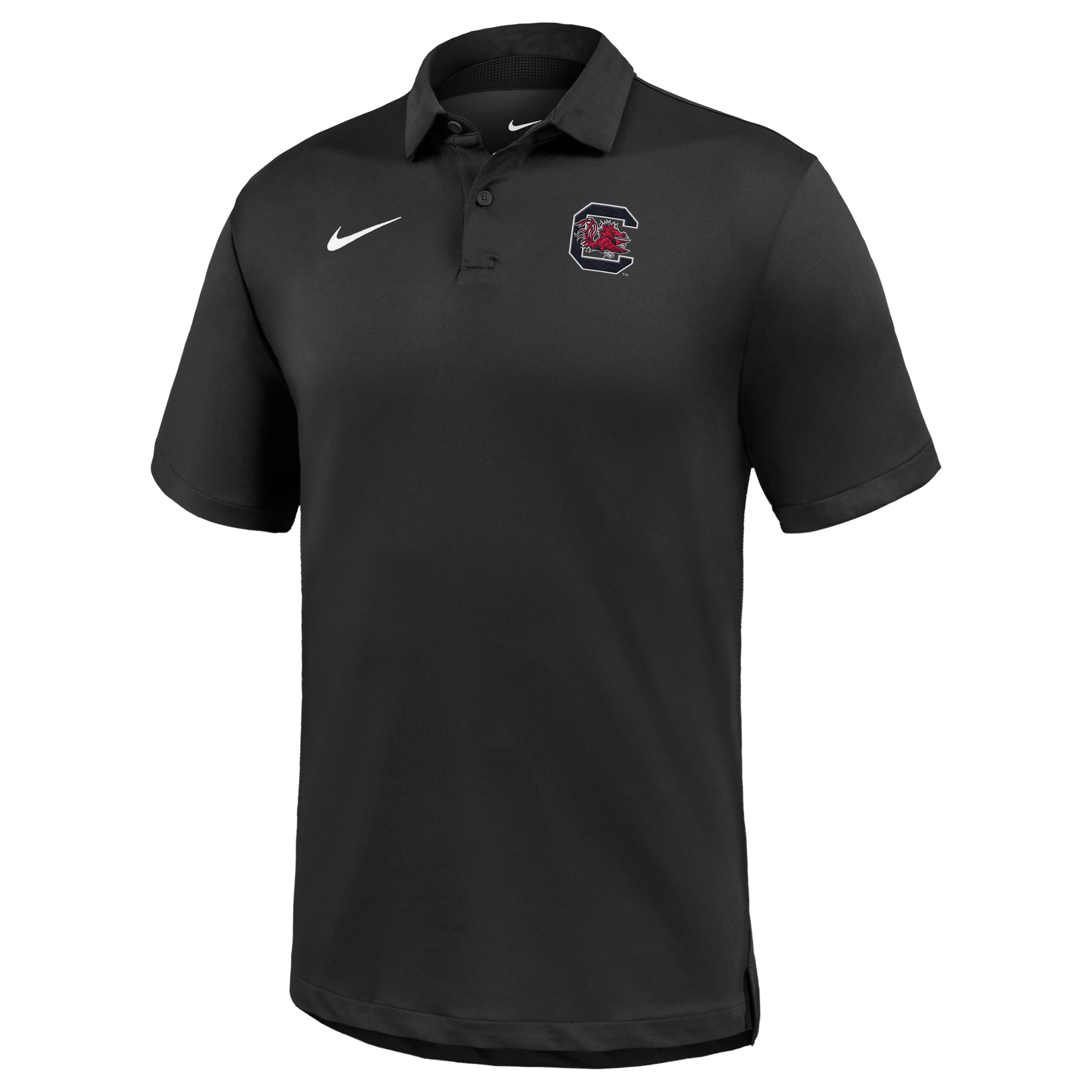Polo Nike noir pour homme South Carolina Gamecocks 2026 Sideline Coaches Dri-FIT Tour