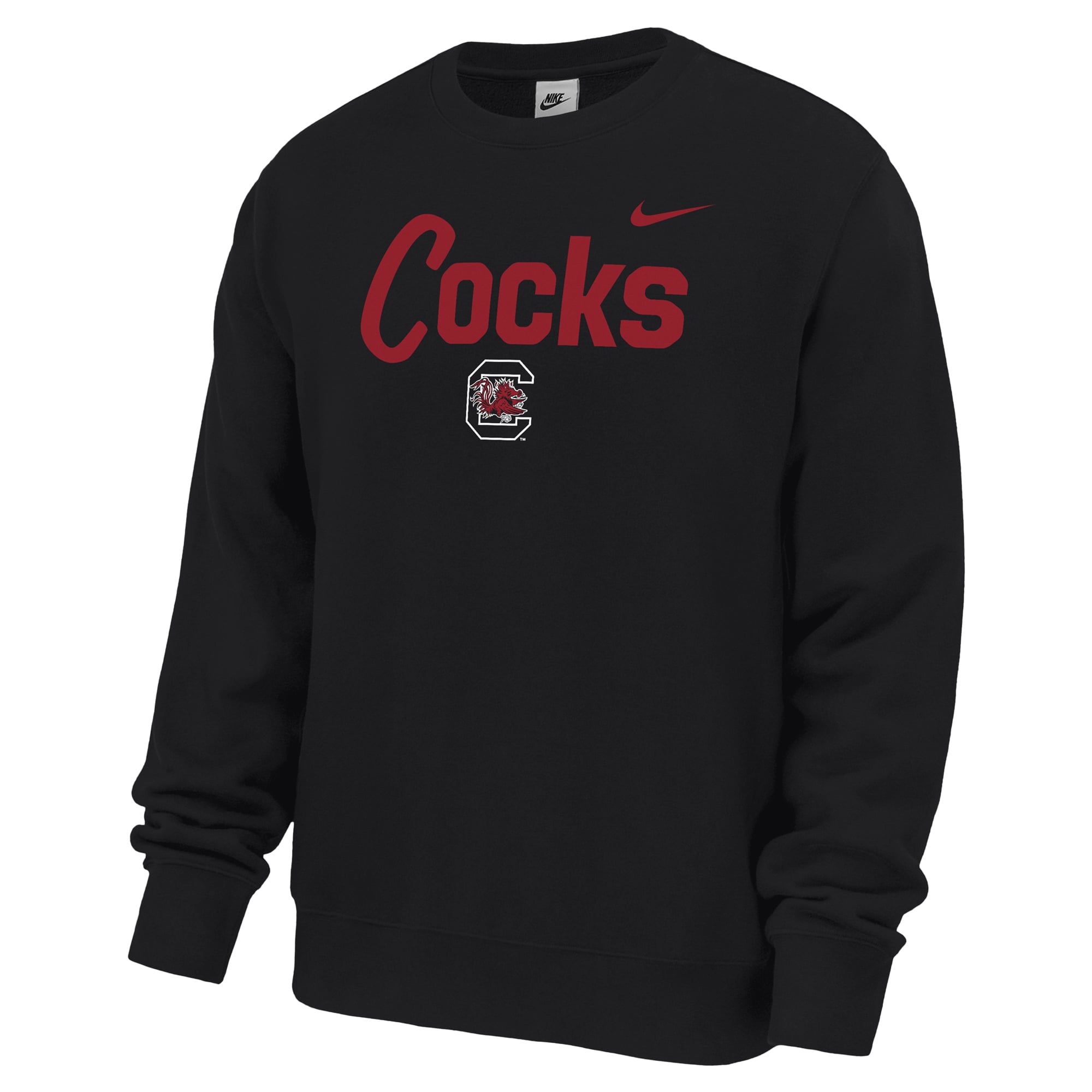 Men's Nike Black South Carolina Gamecocks Go Cocks Club Fleece Sweatshirt
