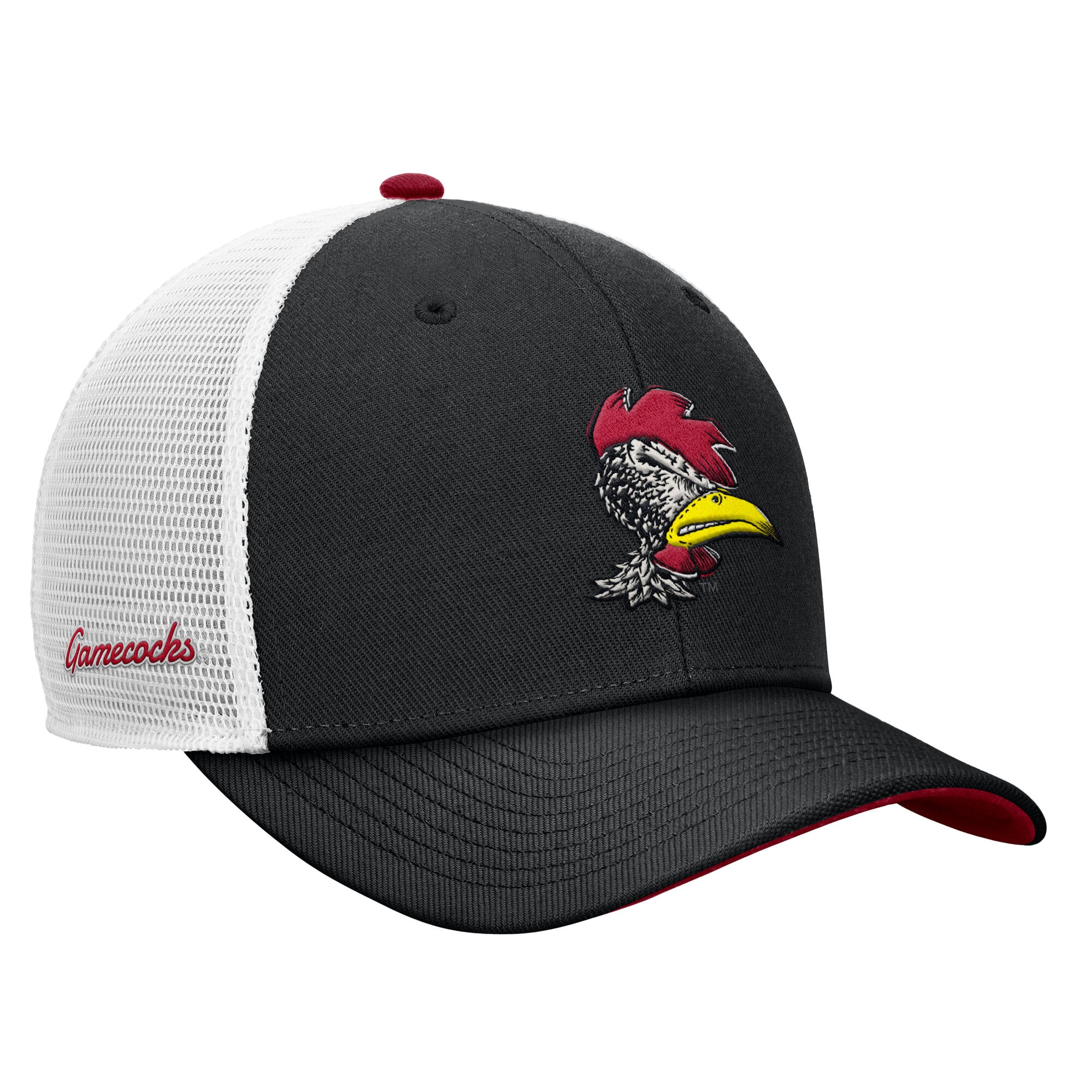 Men's Nike Black South Carolina Gamecocks Legacy Mascot Adjustable Trucker Hat
