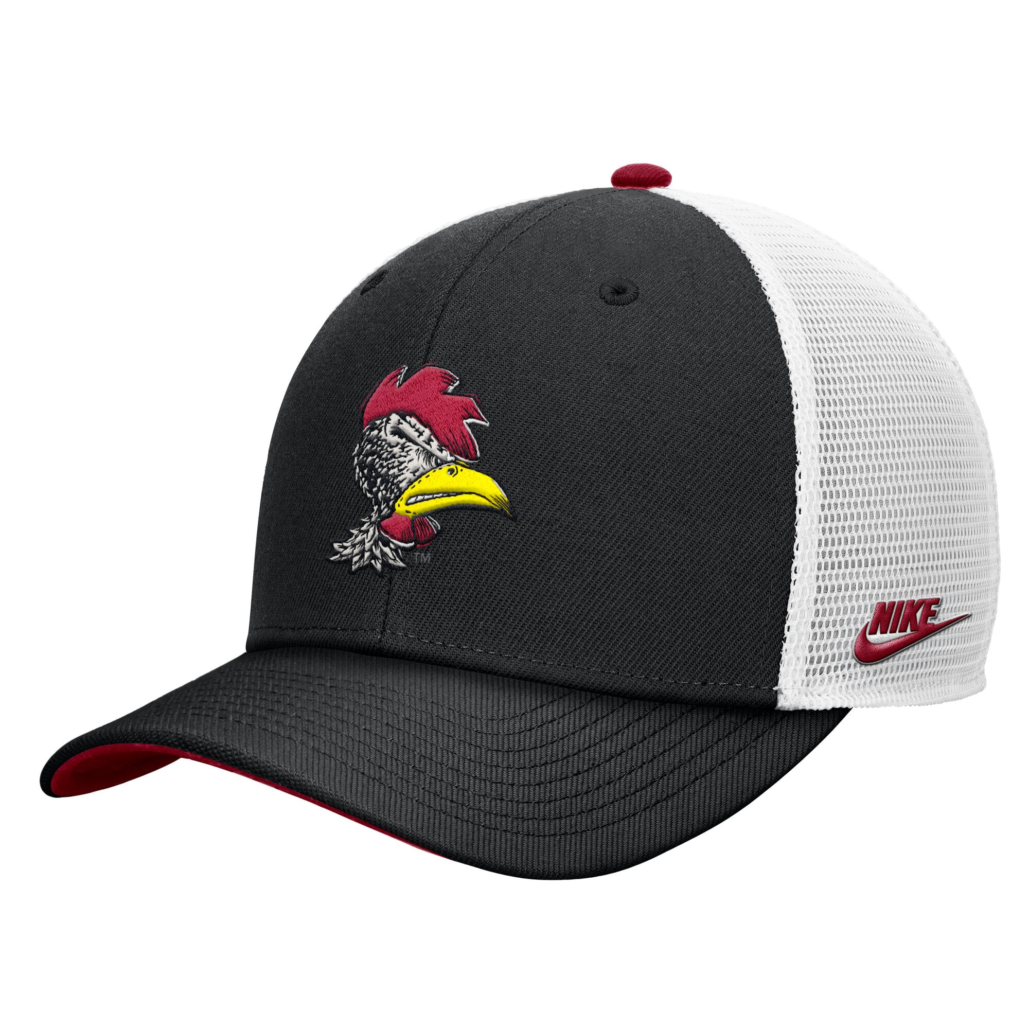 Men's Nike Black South Carolina Gamecocks Legacy Mascot Adjustable Trucker Hat
