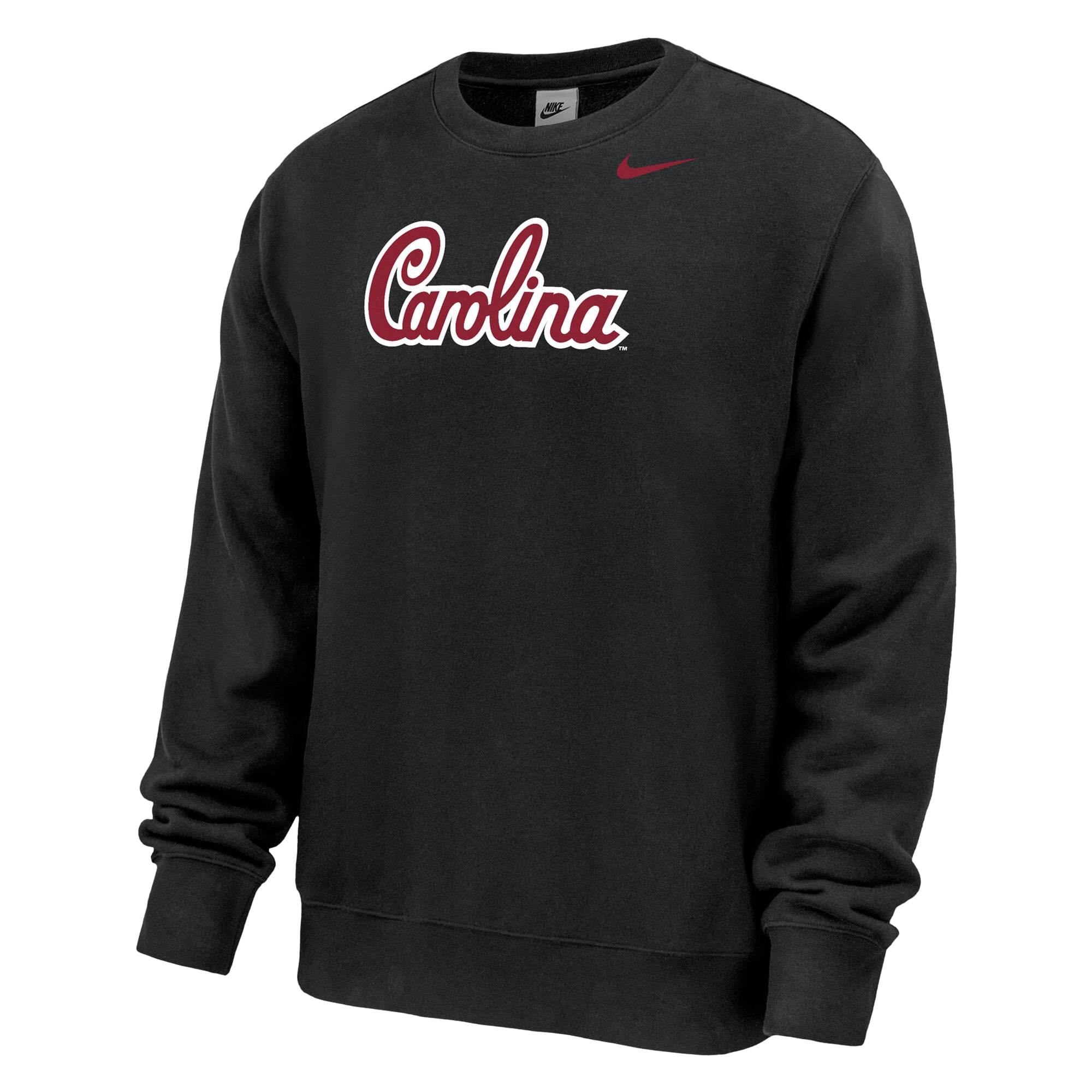 Men's Nike Black South Carolina Gamecocks School Logo Club Fleece Sweatshirt
