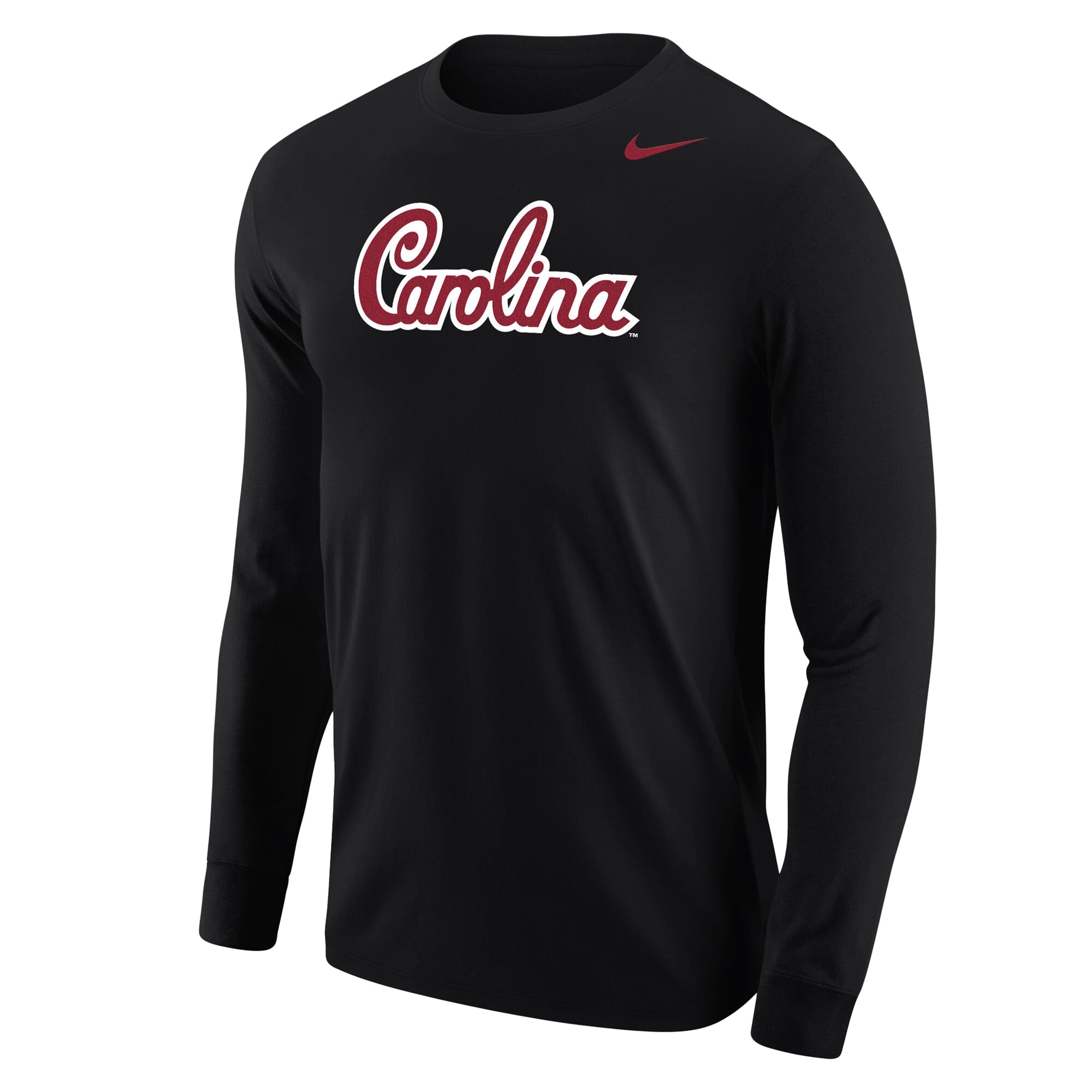 Men's Nike Garnet South Carolina Gamecocks Script Long Sleeve T-Shirt