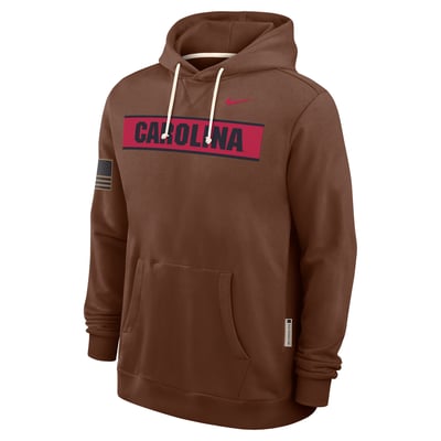 South Carolina Gamecocks Nike 2026 Military Appreciation Dri-FIT Hoodie - Brown