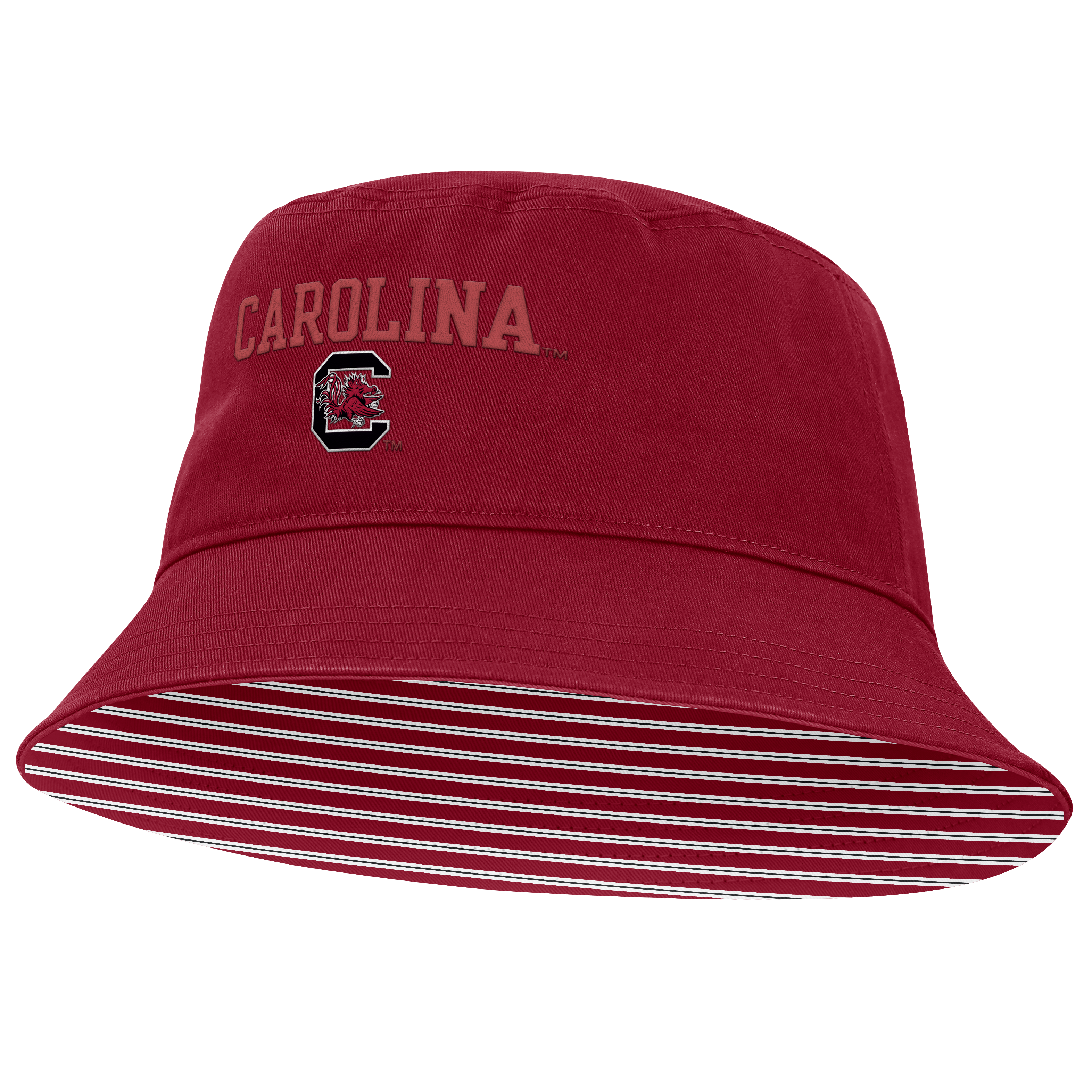 Men's Nike Garnet South Carolina Gamecocks Apex Striped Bucket Hat