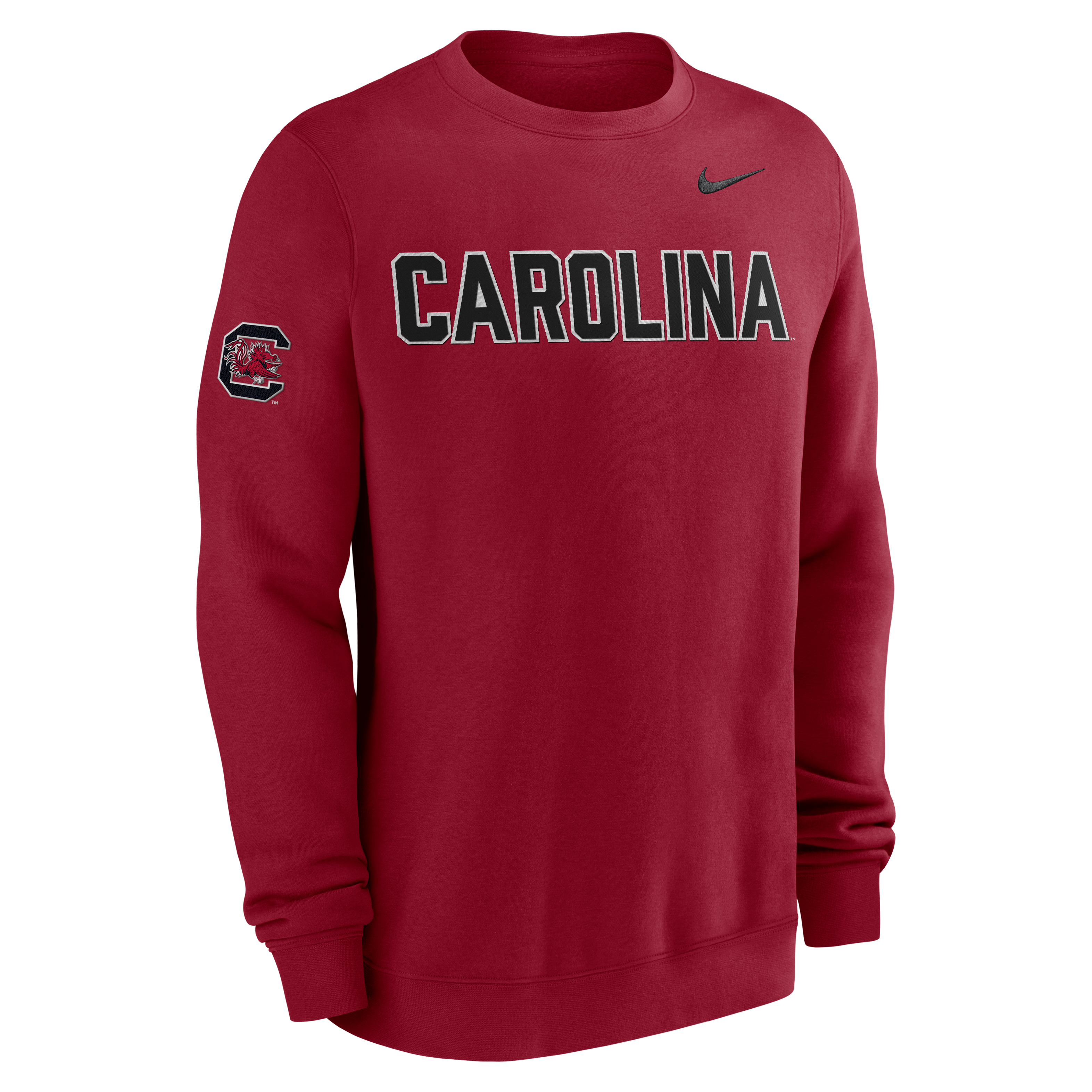 Sweat-shirt polaire Nike Grenat pour homme, aux couleurs du club des Gamecocks de Caroline Sud