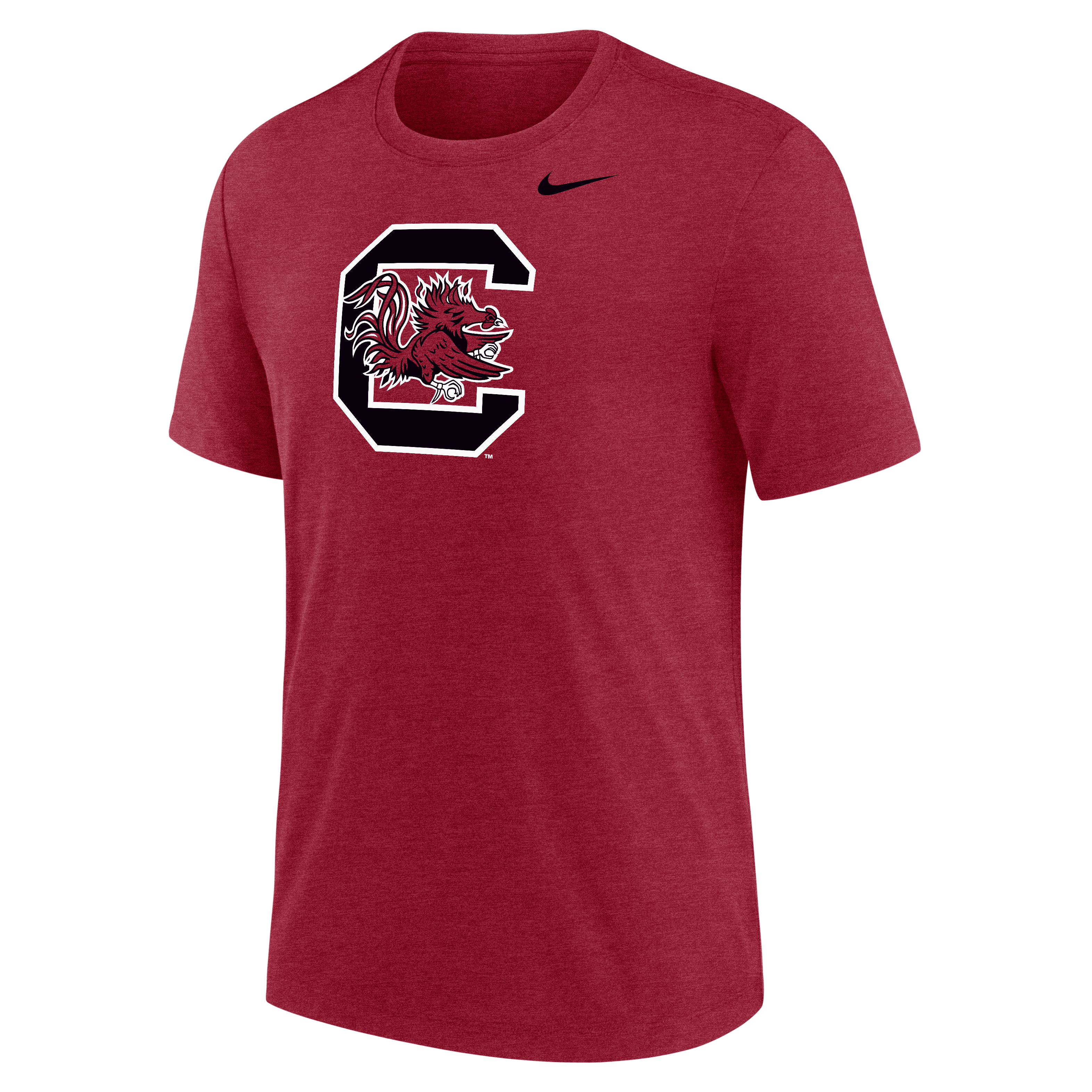 Men's Nike Gray South Carolina Gamecocks Tri-Blend T-Shirt