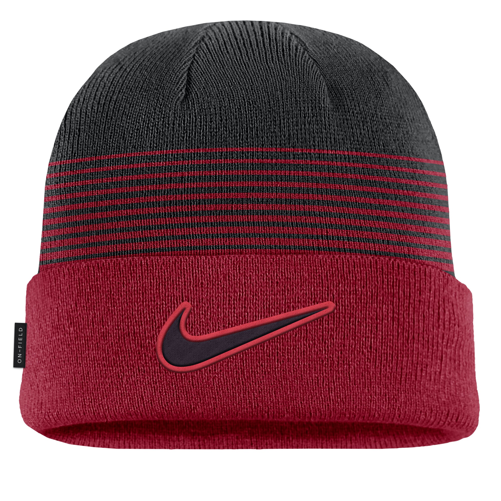 Men's Nike Garnet/Black South Carolina Gamecocks 2026 On-Field Gradient Terra Cuffed Knit Hat