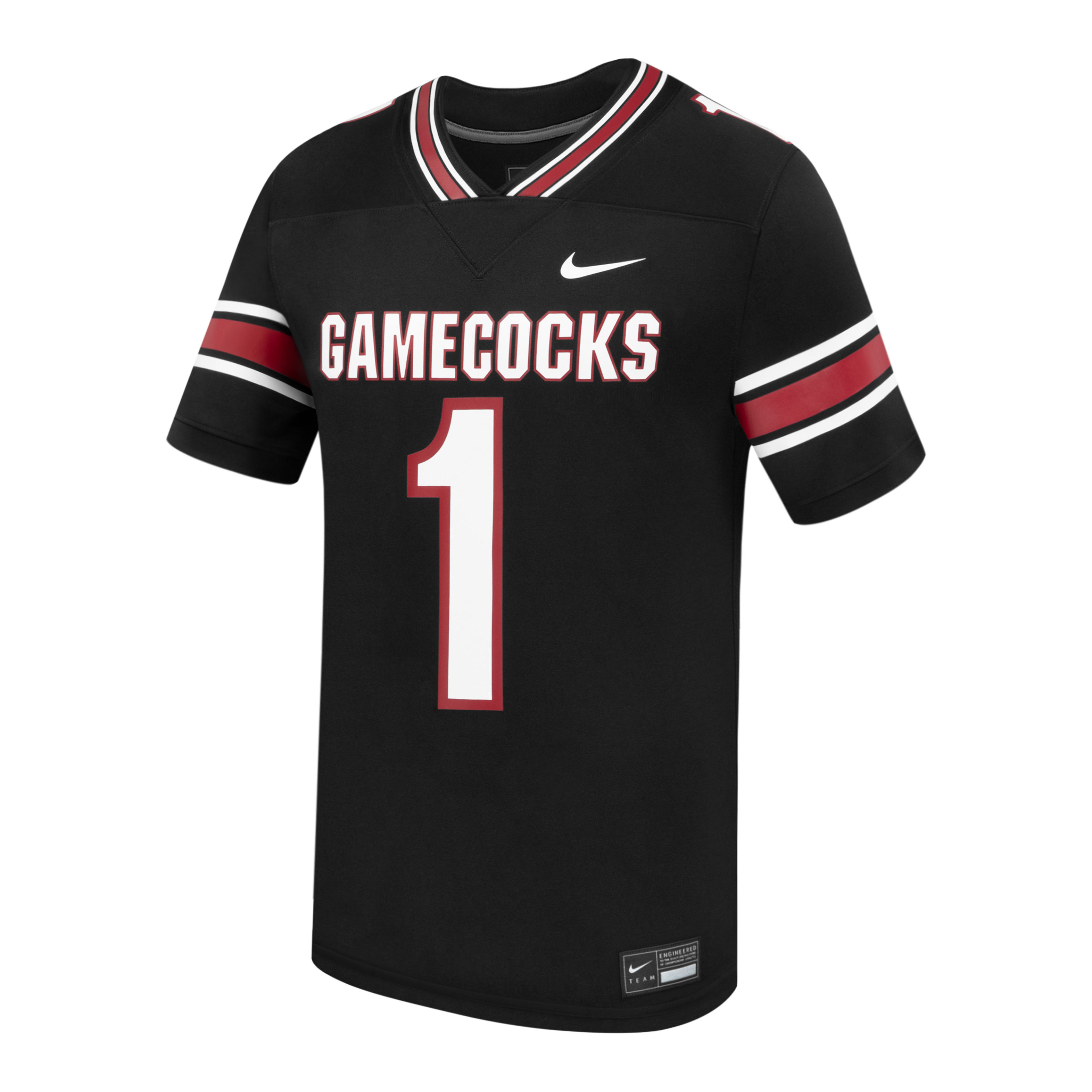 Men's Nike #1 Garnet South Carolina Gamecocks Home Replica Football Jersey
