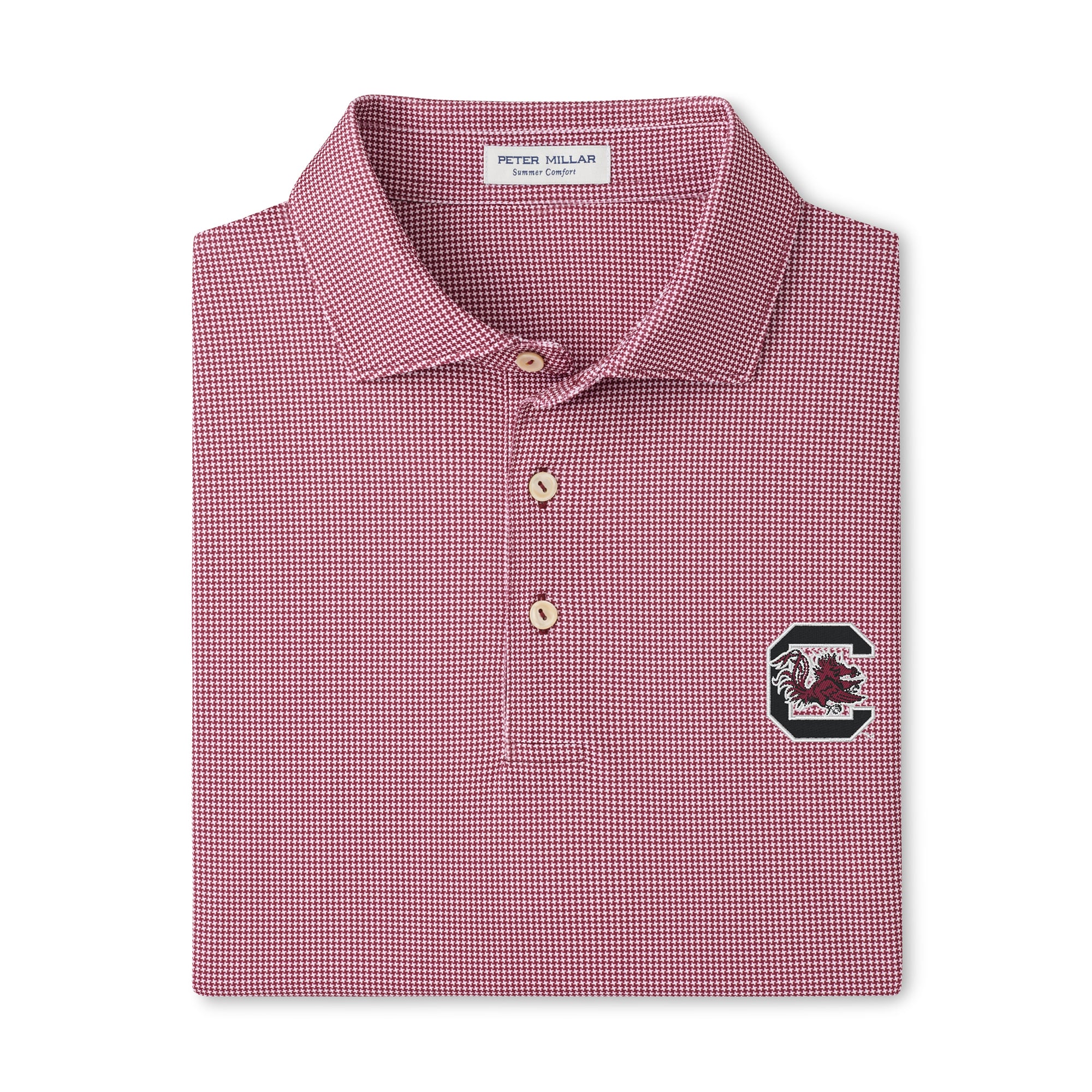 Polo Peter Millar Grenat South Carolina Gamecocks Border Performance Jersey pour homme