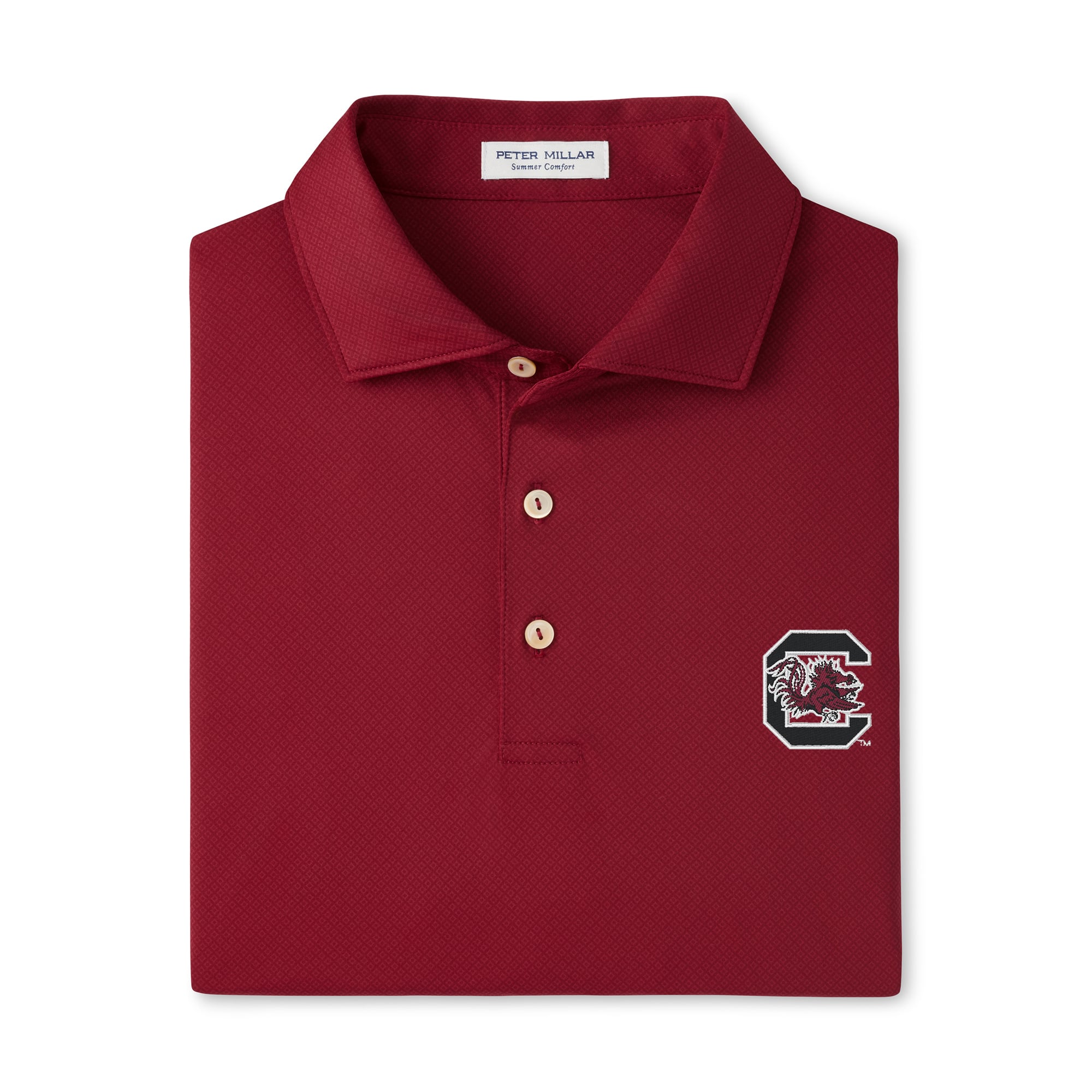 Polo de performance Peter Millar Grenat South Carolina Gamecocks Hugo pour homme