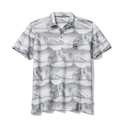 South Carolina Gamecocks Tommy Bahama Corsica Coast IslandZone Polo - Gray