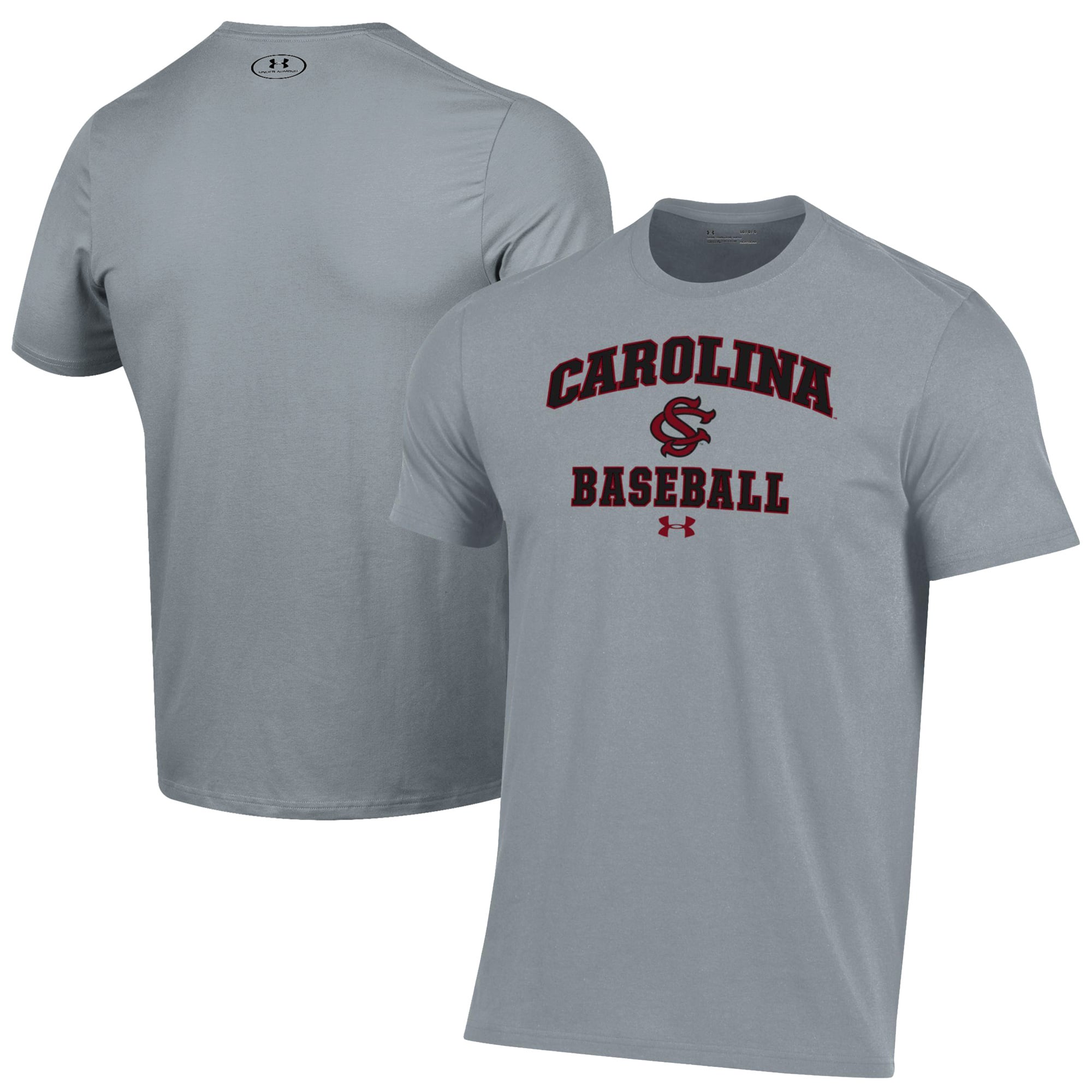 Men's Under Armour Gray South Carolina Gamecocks Baseball