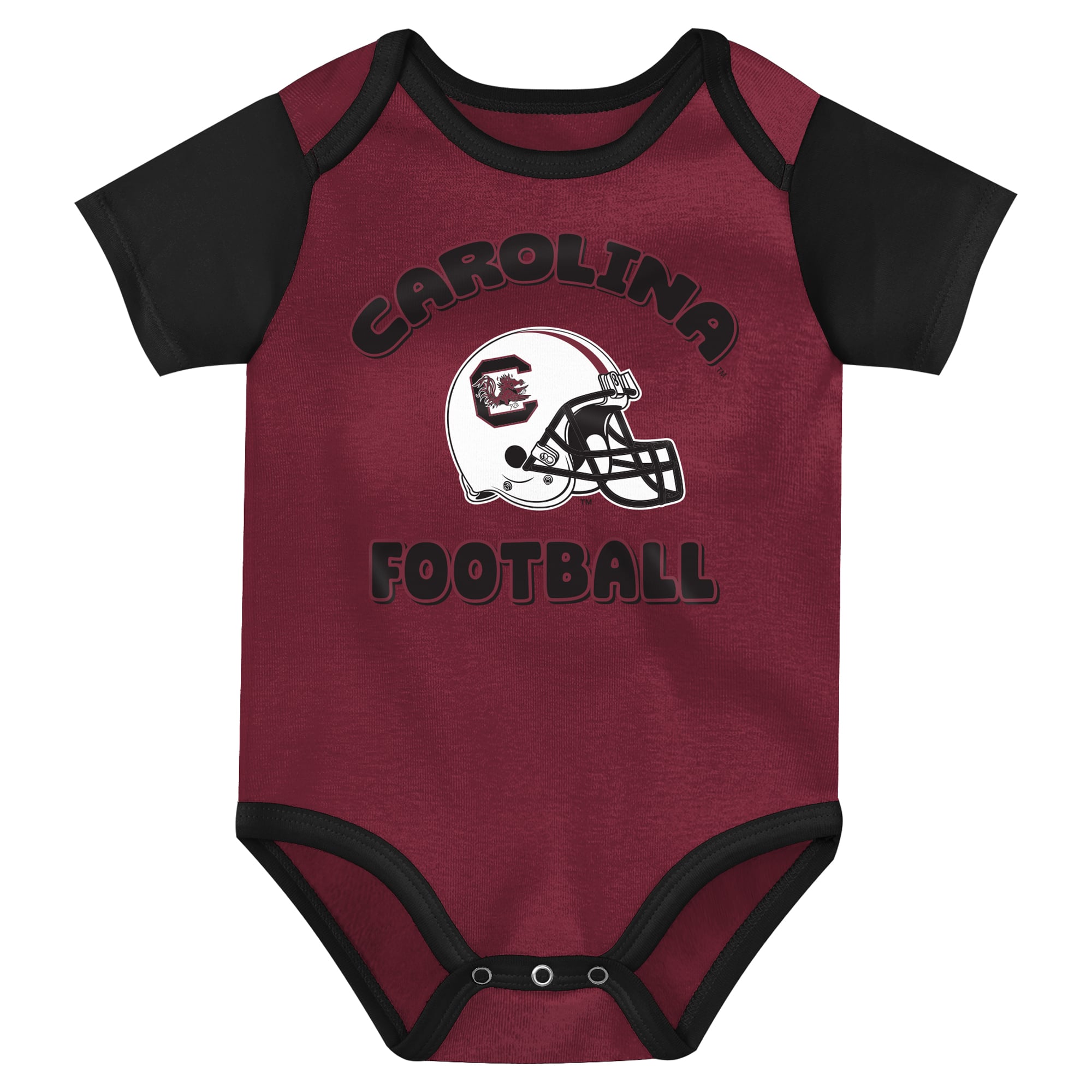 Newborn Outerstuff  Burgundy South Carolina Gamecocks Star Player Three-Piece Bodysuit Set