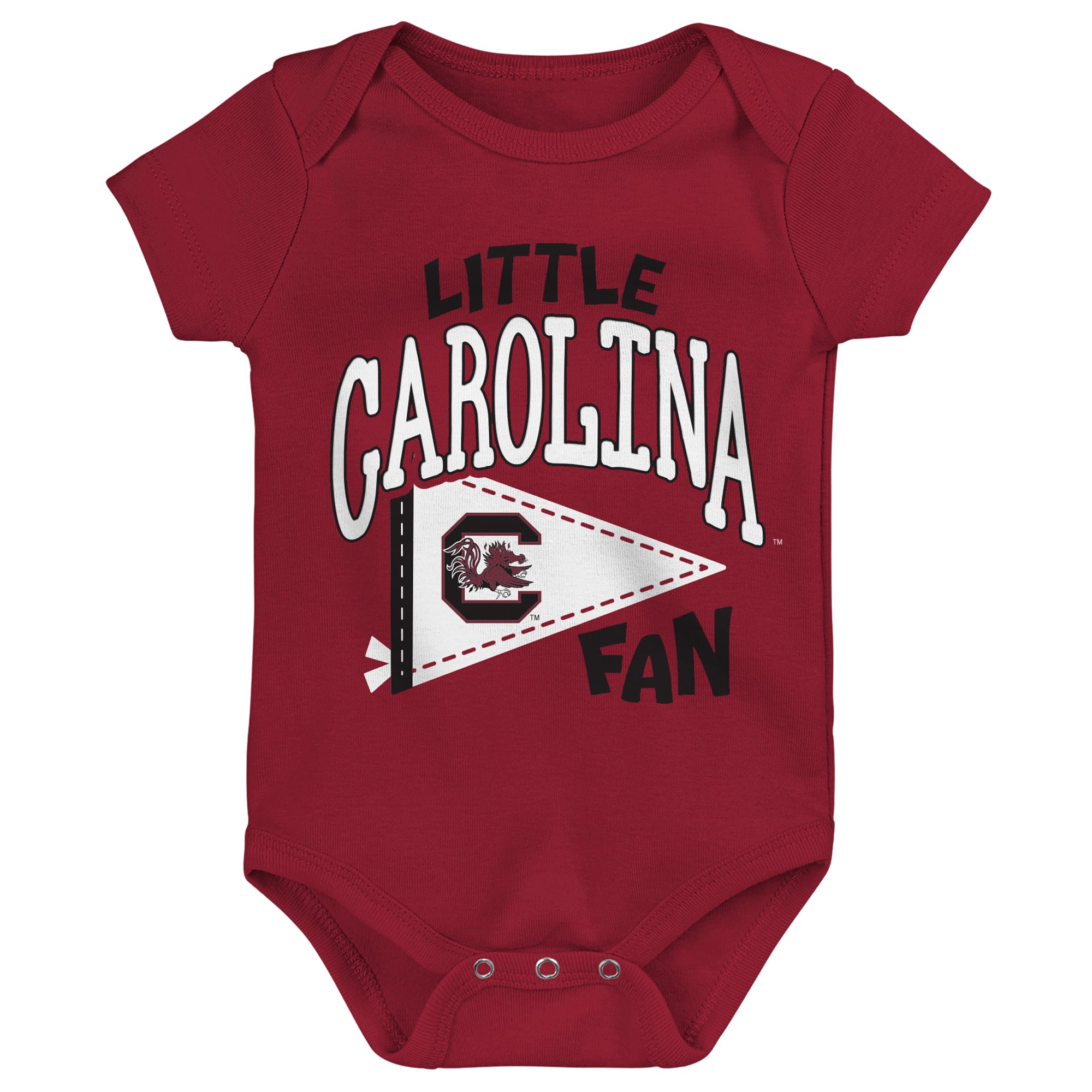 Newborn Outerstuff Garnet South Carolina Gamecocks Little Banner Bodysuit