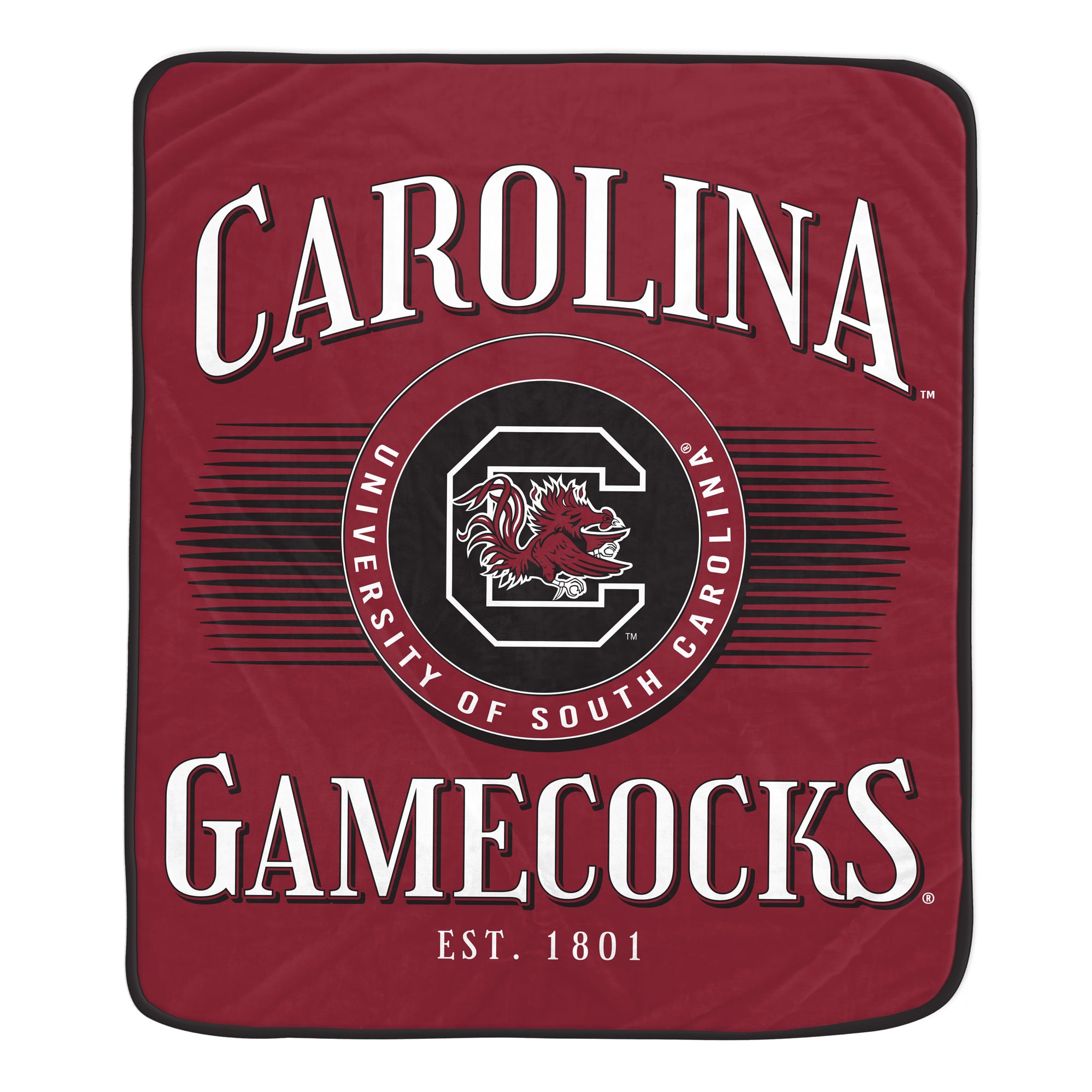 Couverture Pegasus South Carolina Gamecocks Spotlight Arch 60" x 70" ultra douce