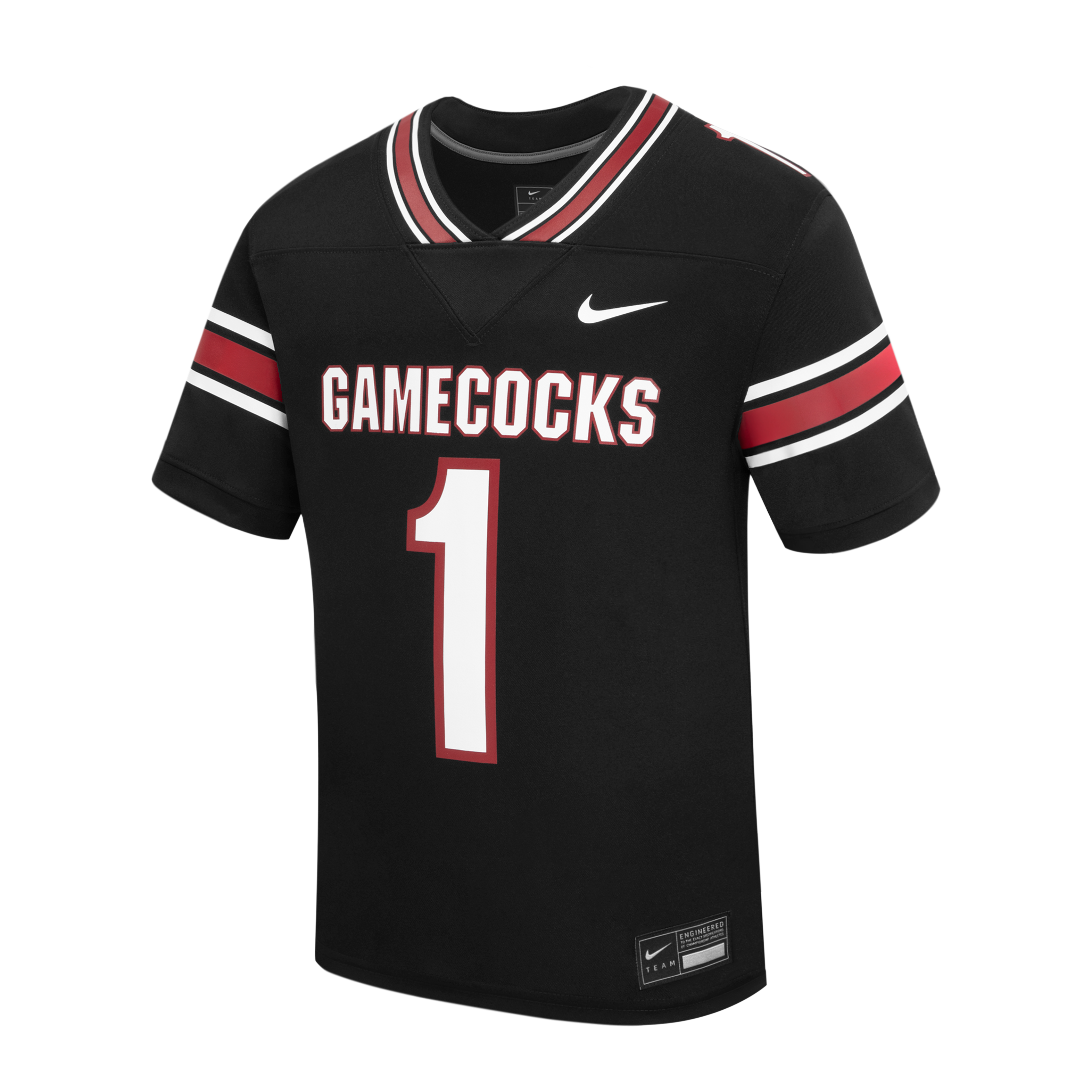 Preschool Nike #1 Black South Carolina Gamecocks Alternate Replica Football Jersey