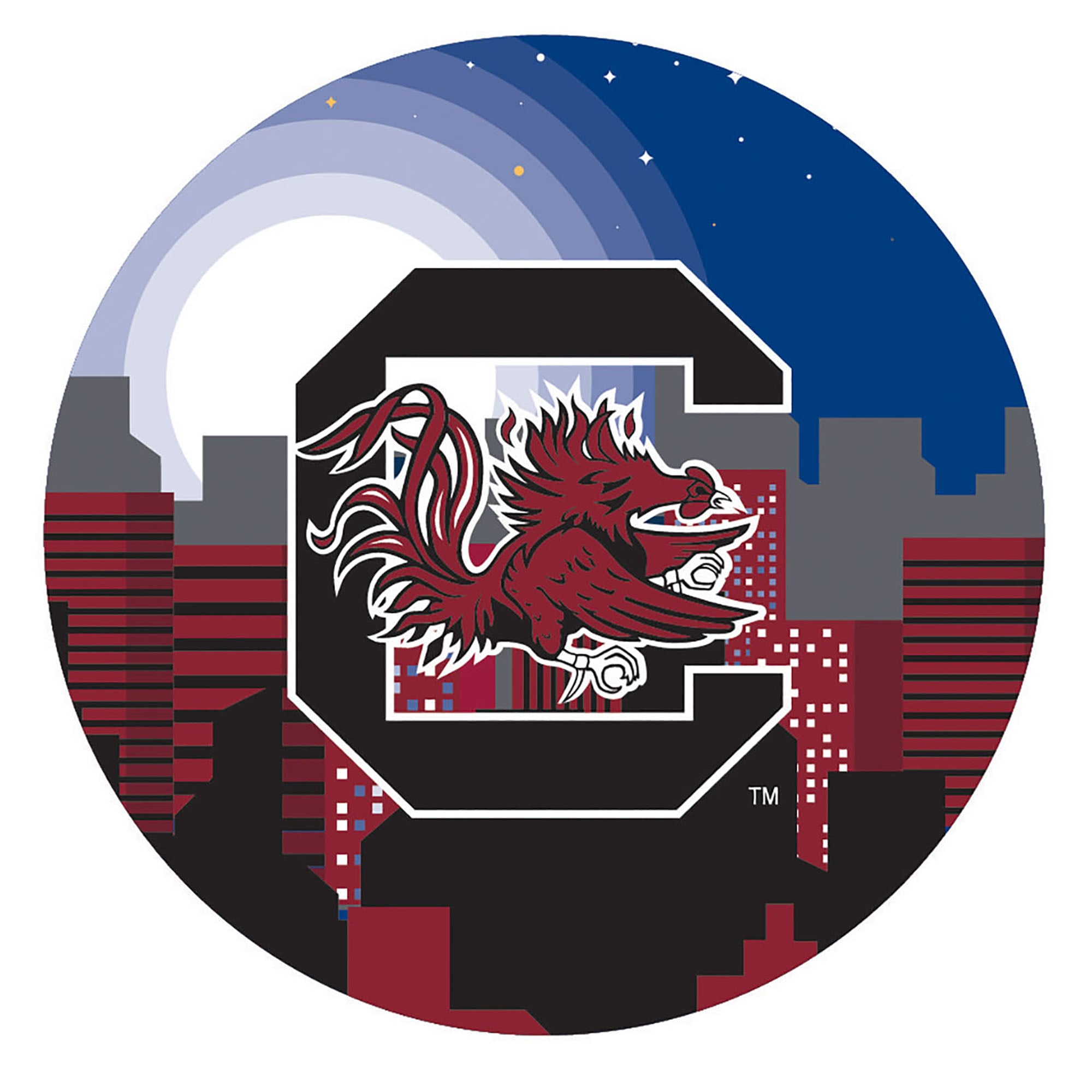 thumbnail image 2 of South Carolina Gamecocks Logo Die Cut Vinyl Sticker – All Weather Decal 2 of 6
