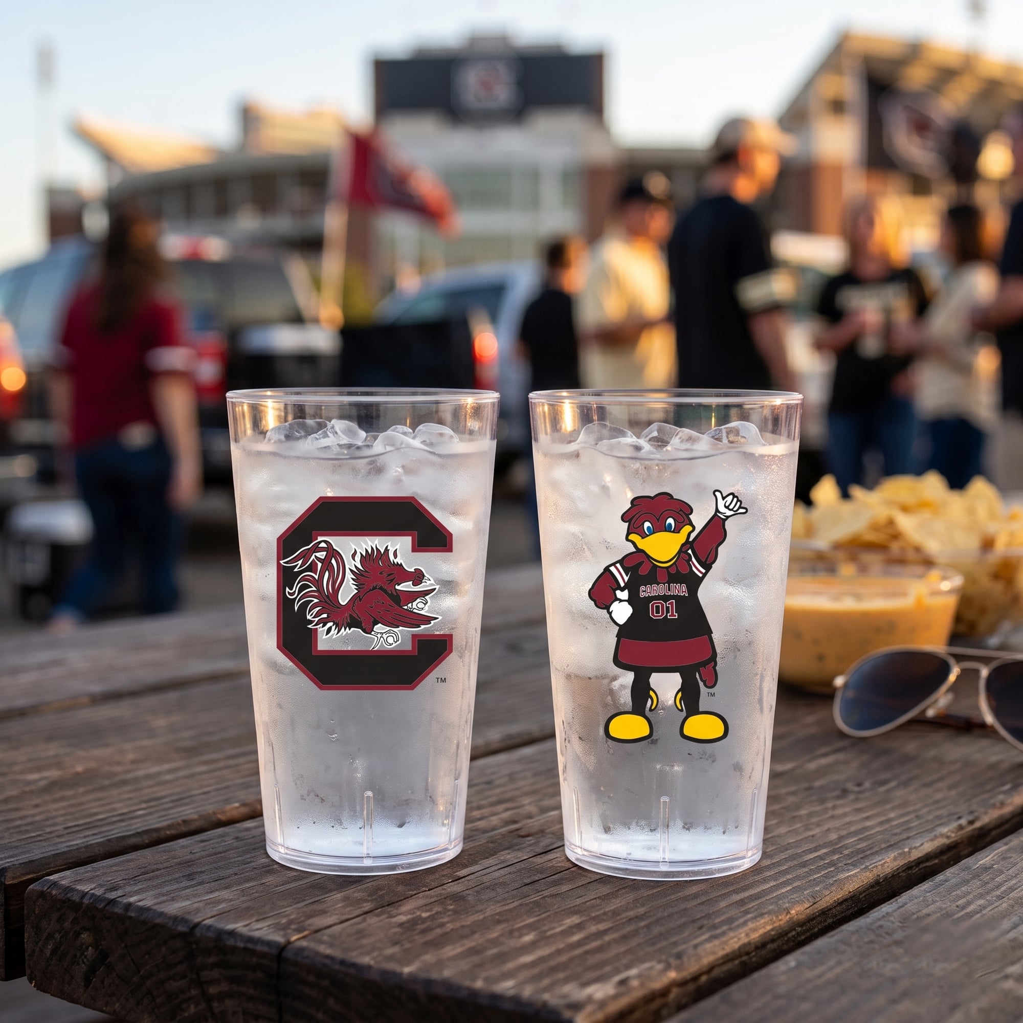 Ensemble de deux gobelets isothermes South Carolina Gamecocks de 710 ml (24 oz) en Tritan
