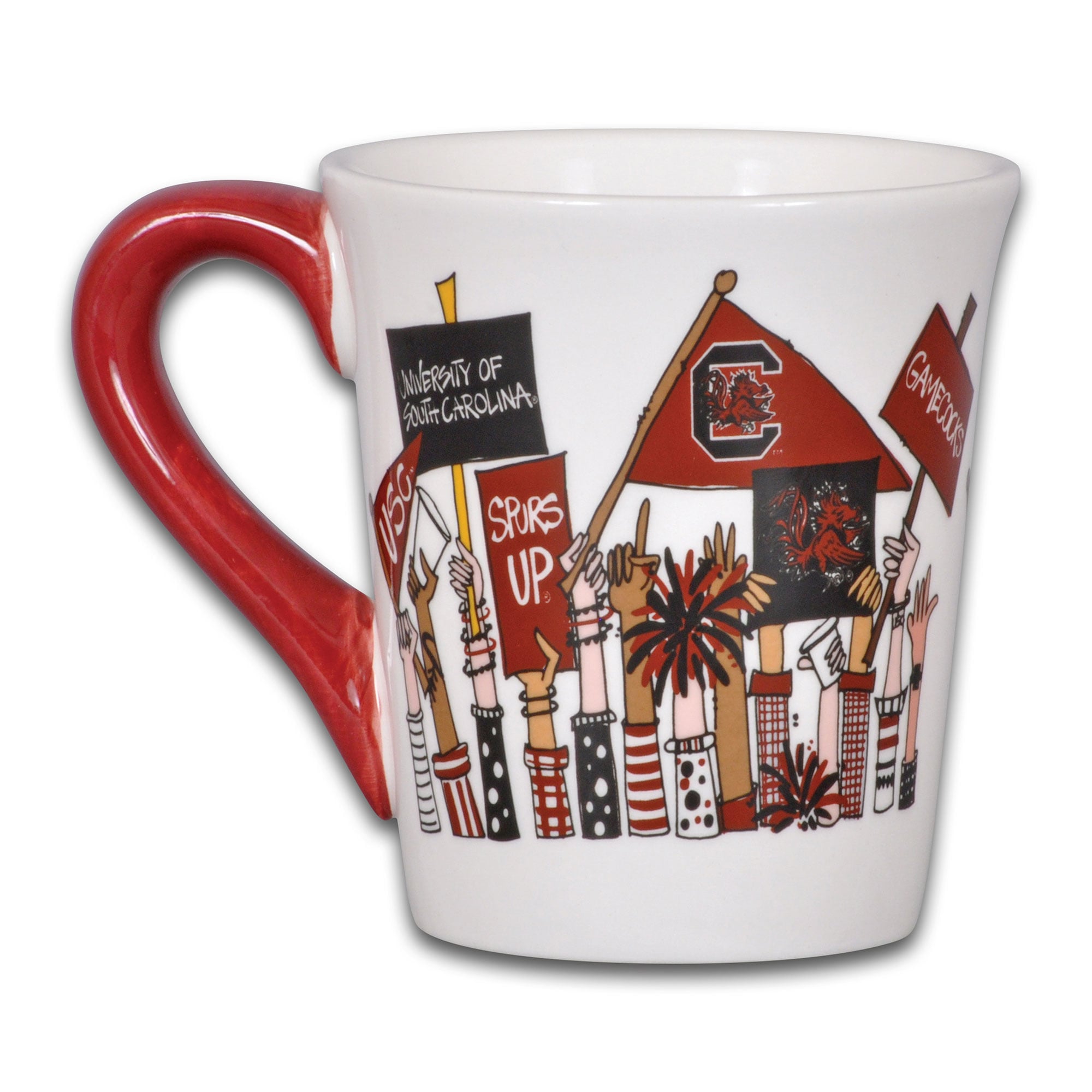 Mug de supporters des Gamecocks de Caroline du Sud (887 ml).