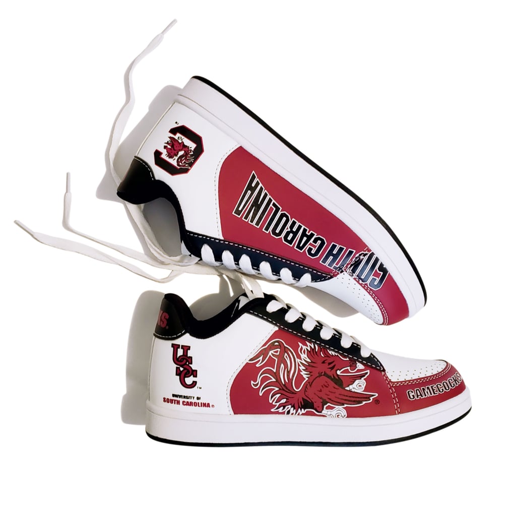 Gamecocks Red Printed Canvas Sneakers Carolina Gamecocks Sneakers - Etsy main image 2
