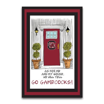Drapeau de jardin « As For Me » des Gamecocks de Caroline du Sud (30 x 45 cm)