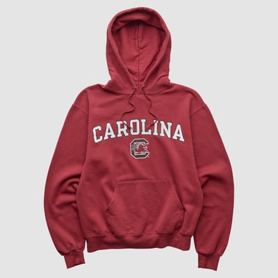 South Carolina Gamecocks Champion 2000s Hooded Pullover Sweatshirt - Red - XS by Fanatics Real Vintage