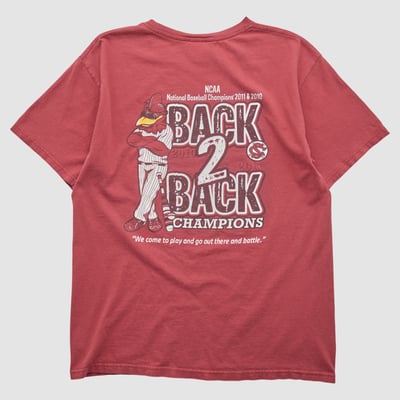 South Carolina Gamecocks Hanes 2011 T-shirt - Red - S by Fanatics Real Vintage