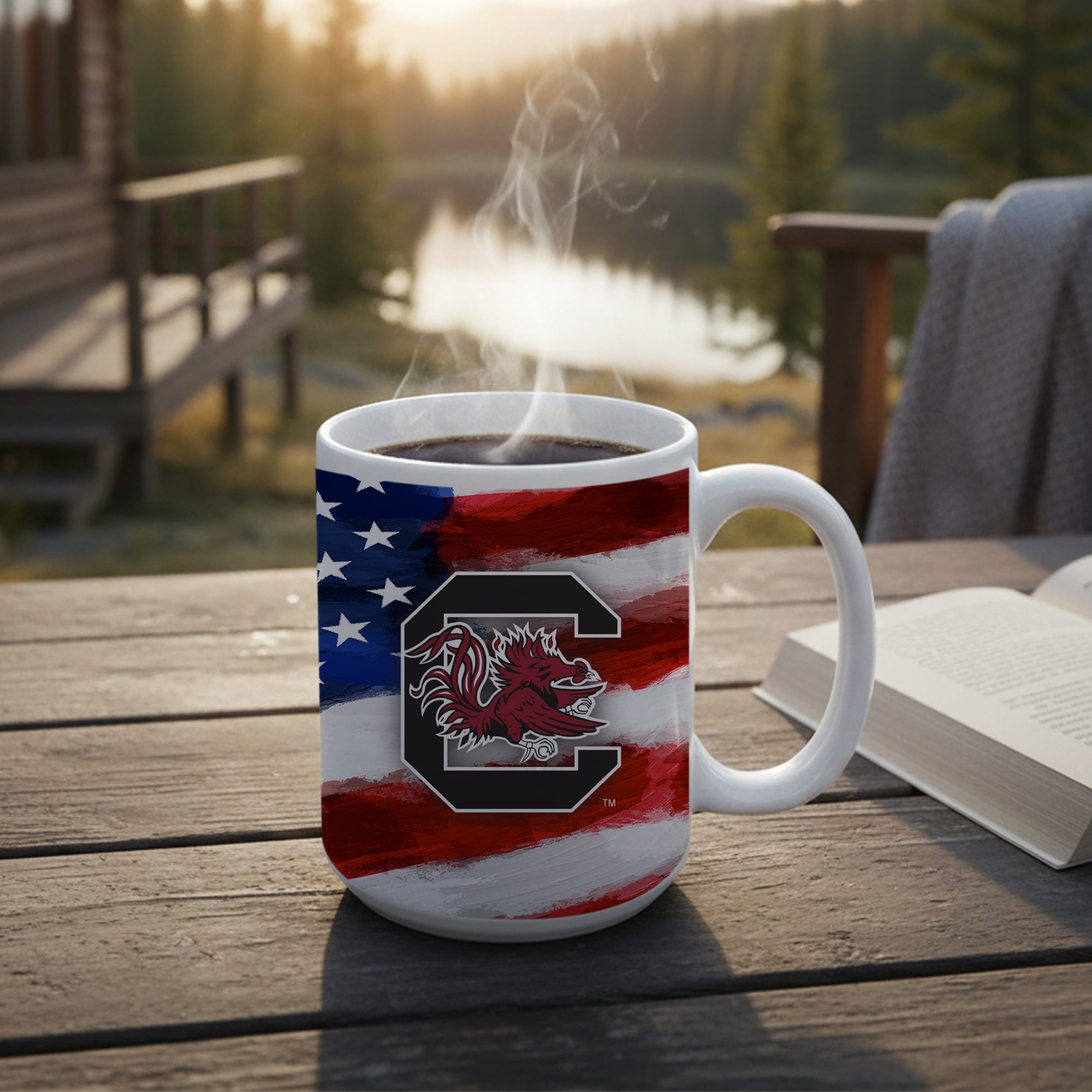 South Carolina Gamecocks Two-Pack 15oz. Americana Mug Set