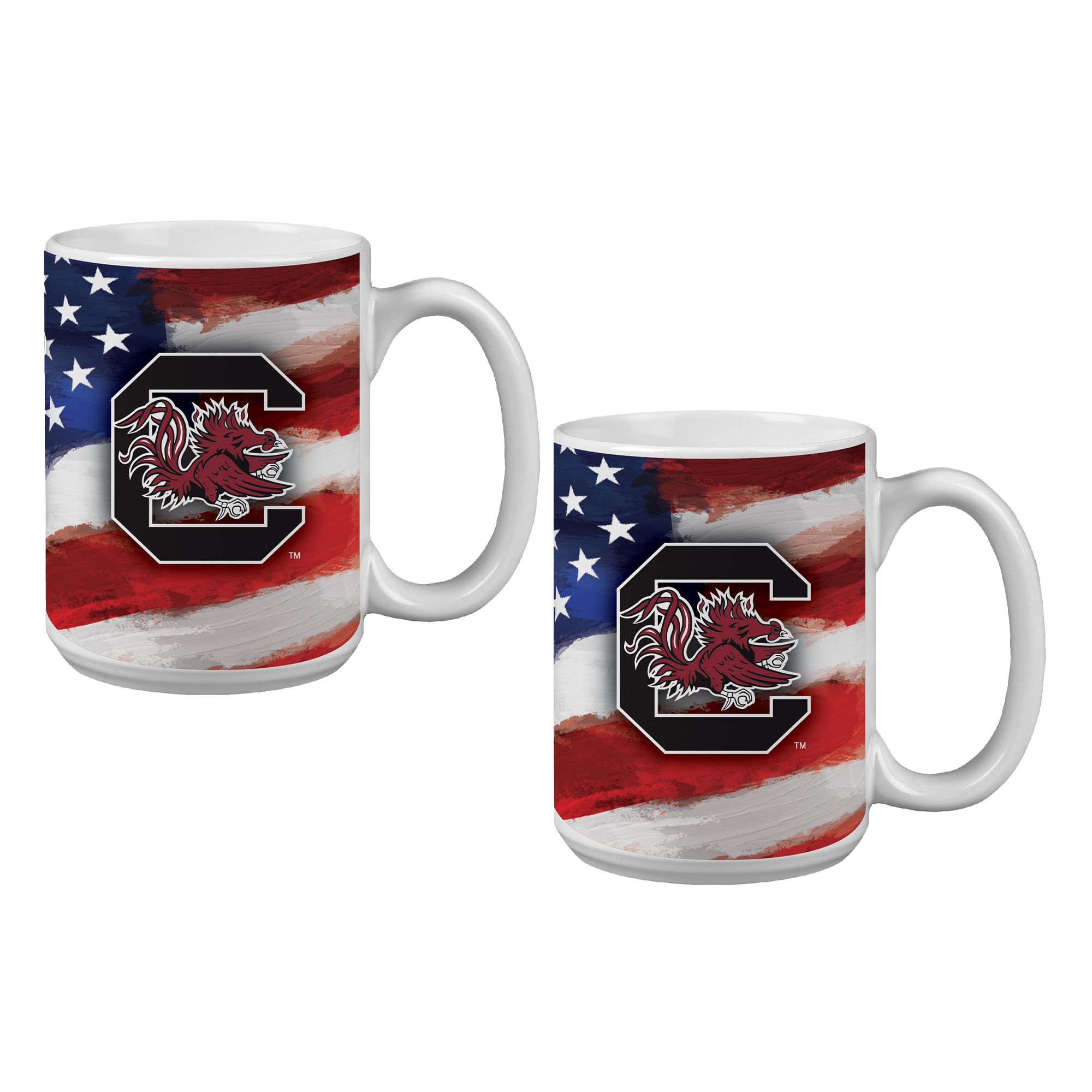 South Carolina Gamecocks Two-Pack 15oz. Americana Mug Set