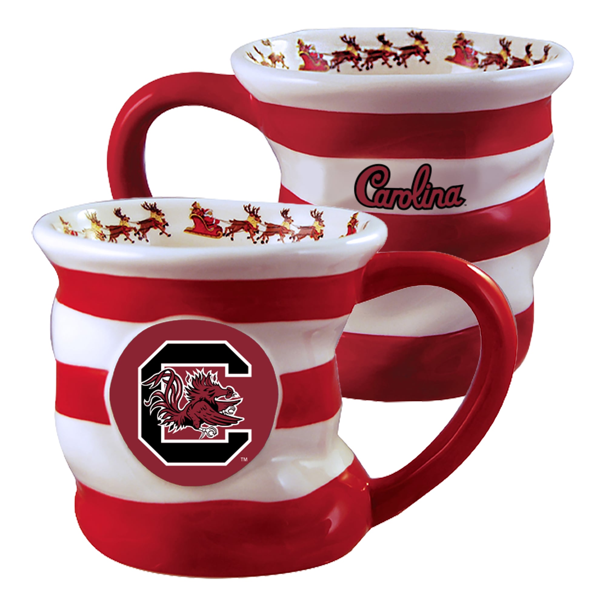 Mug de Noël 532 ml (18 oz) The Memory Company, motif Gamecocks de Caroline du Sud