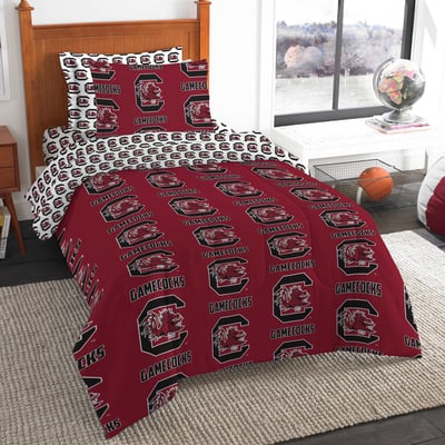 South Carolina Gamecocks The Northwest Group Five-Piece Twin Bed in a Bag Set