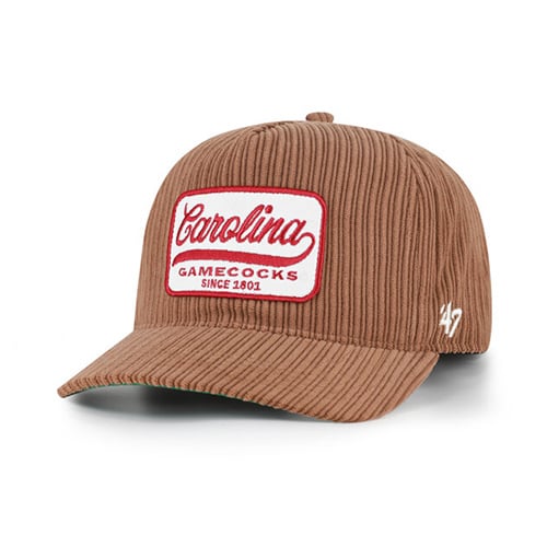Unisex '47 Brown South Carolina Gamecocks Corduroy Patch Hitch Adjustable Hat