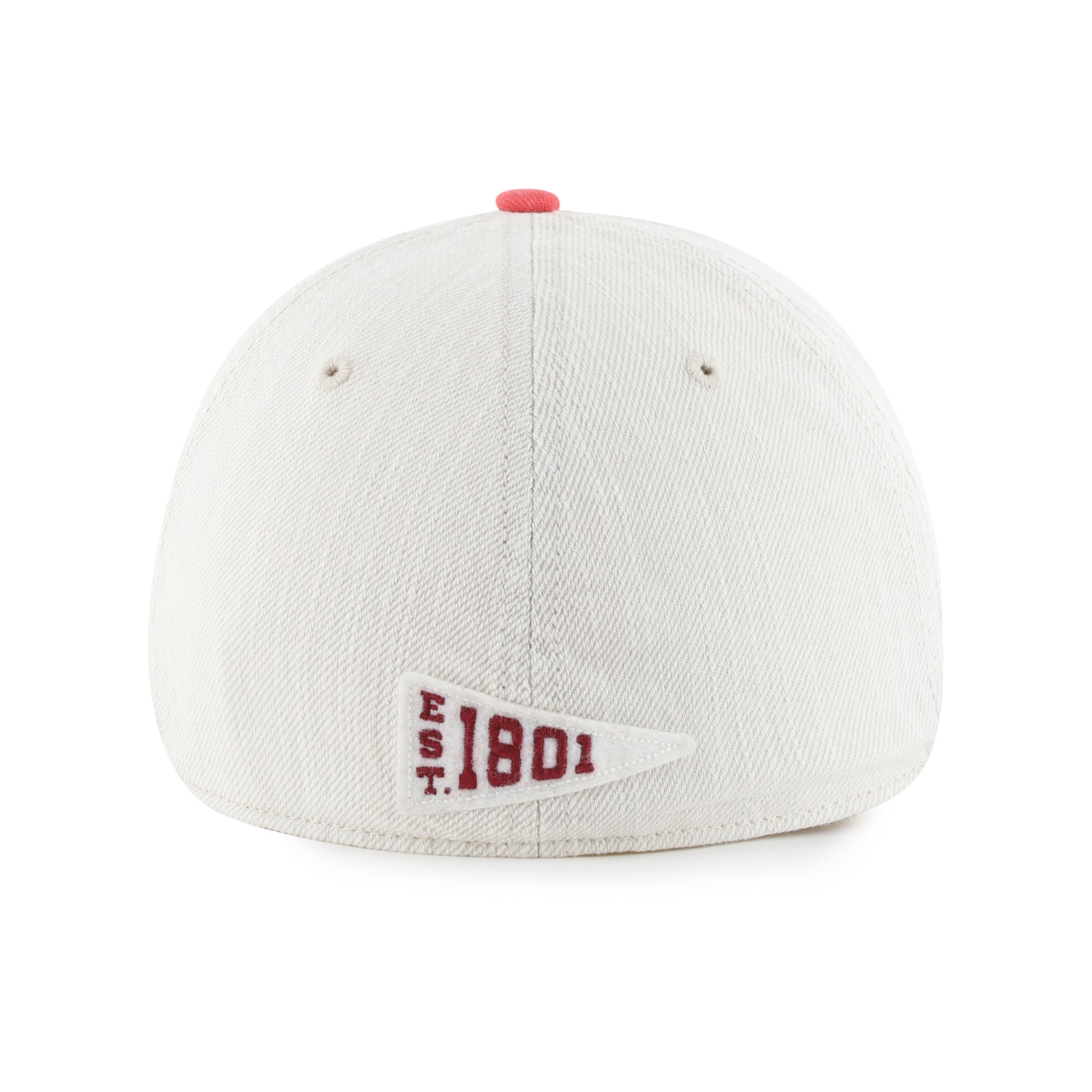 Casquette unisexe '47 Cream South Carolina Gamecocks Well Worn Clean Up Stretch Fit